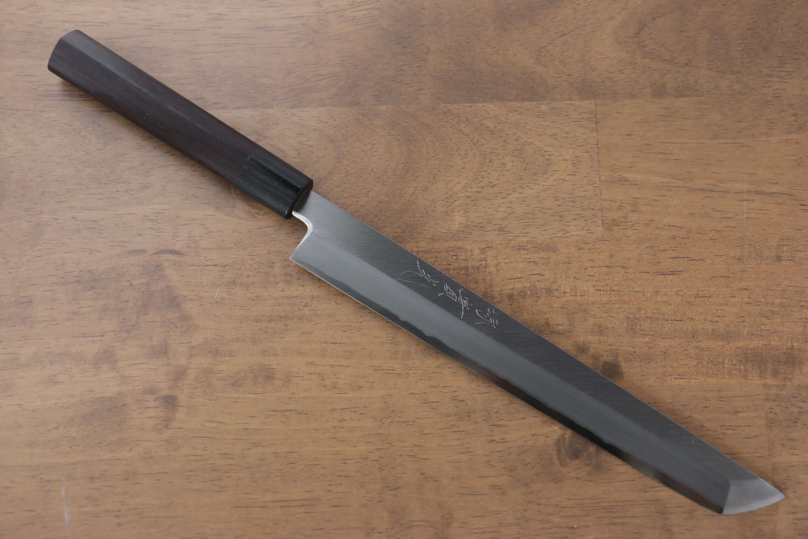 Jikko Silver Steel No.3 Sakimaru Yanagiba 240mm Shitan Handle - Japanny - Best Japanese Knife