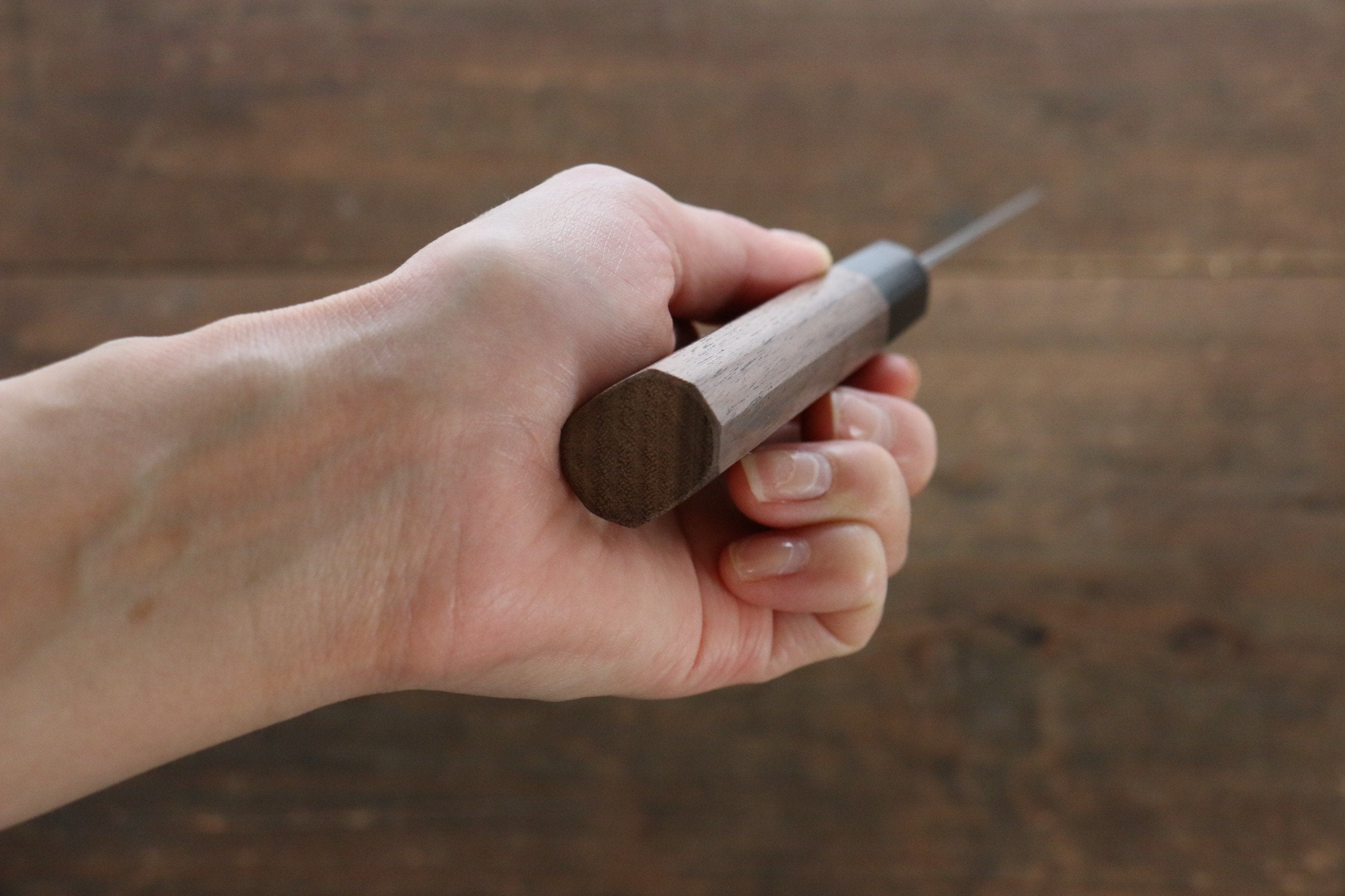 Nao Yamamoto Silver Steel No.3 Nashiji Petty-Utility 150mm Walnut Handle - Japanny - Best Japanese Knife