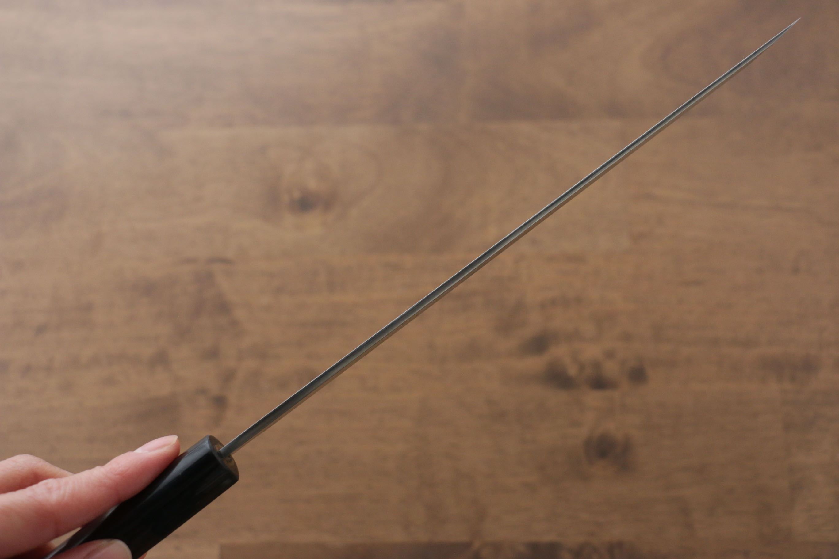 Jikko Silver Steel No.3 Sakimaru Yanagiba 210mm Shitan Handle - Japanny - Best Japanese Knife