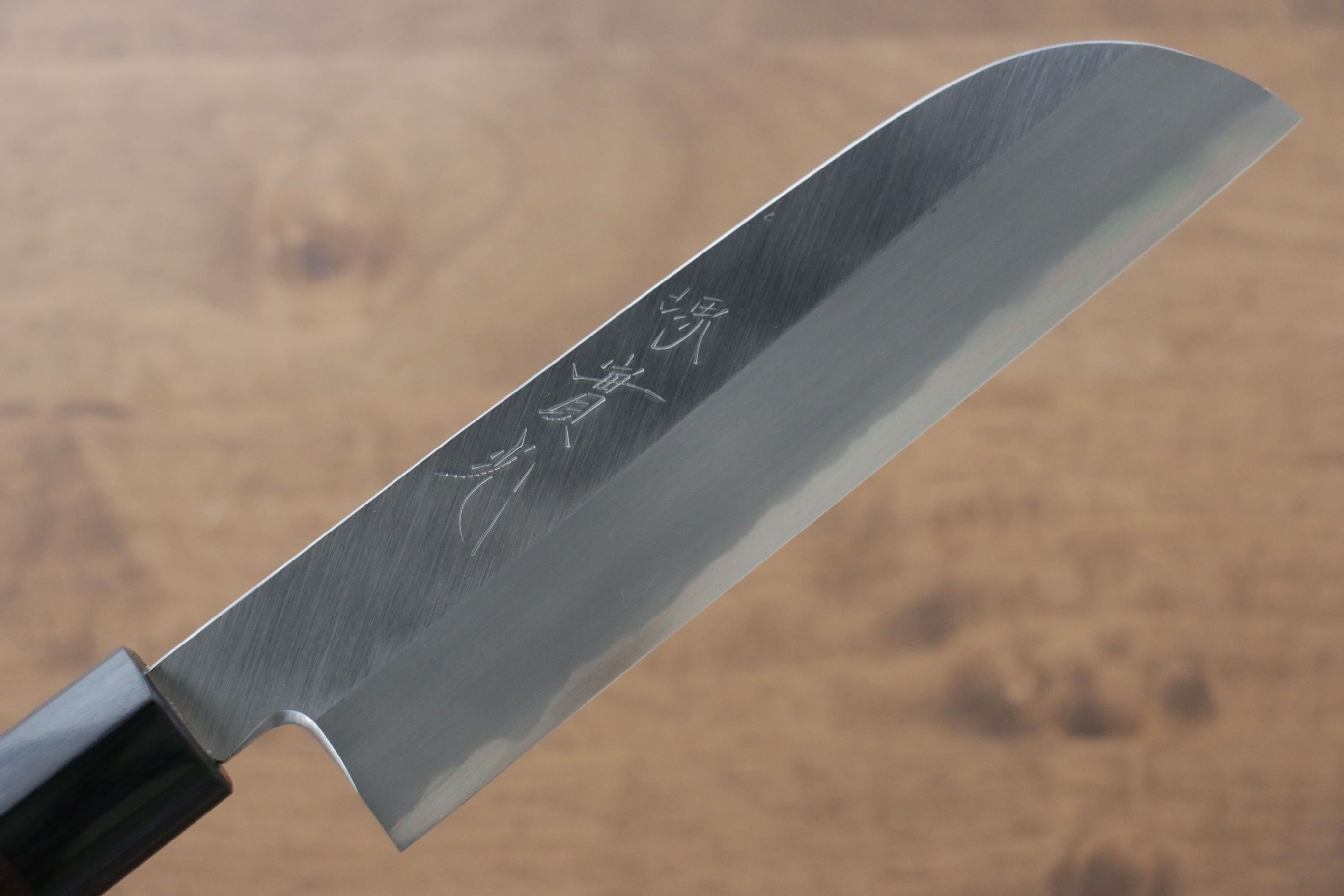 Jikko White Steel No.2 Kamagata Usuba 165mm Shitan Handle - Japanny - Best Japanese Knife