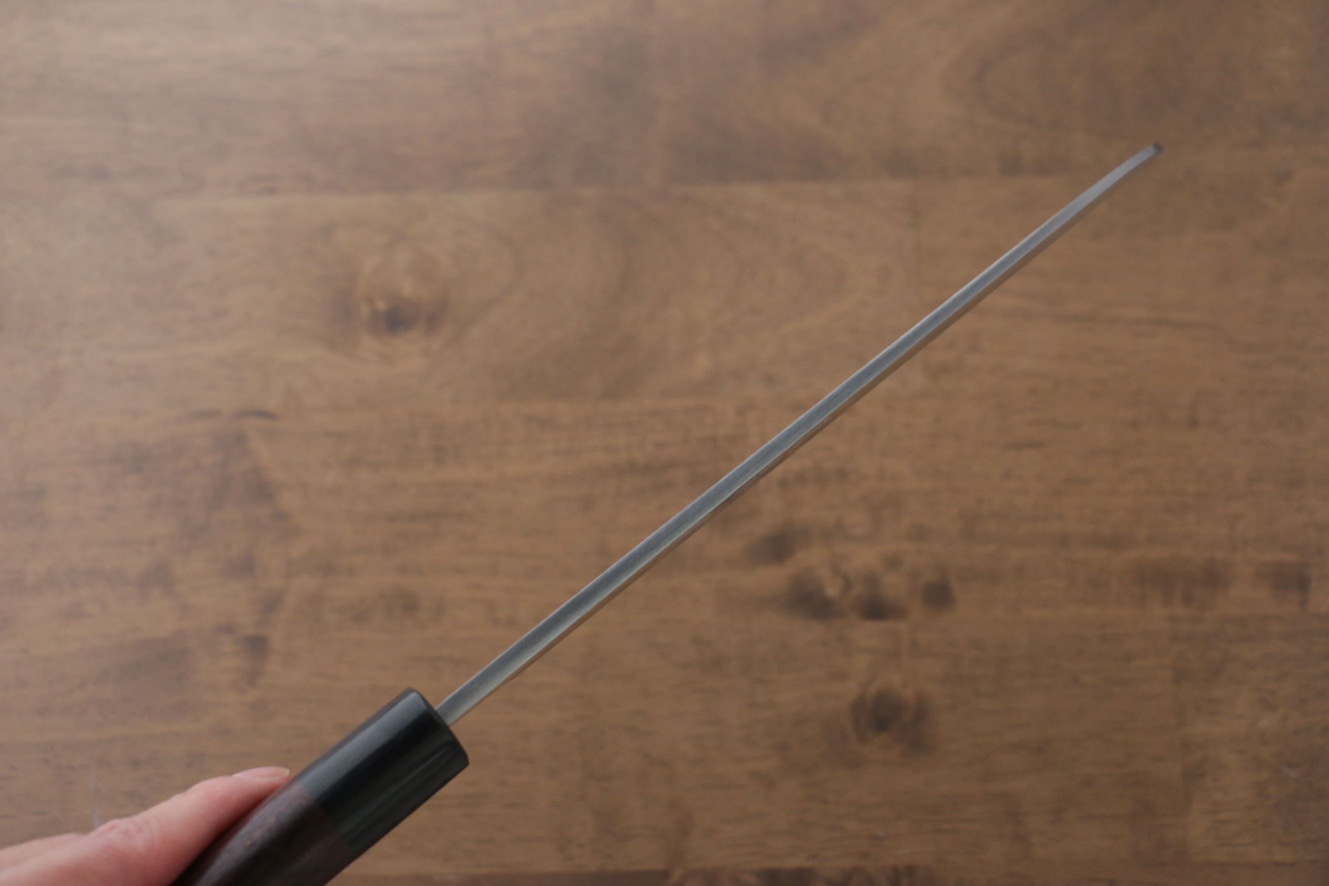 Jikko White Steel No.2 Kamagata Usuba 210mm Shitan Handle - Japanny - Best Japanese Knife