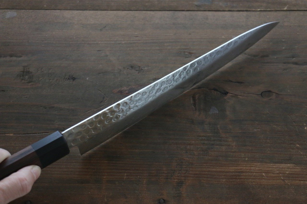 Seisuke AUS10 Sujihiki 240mm Shitan Handle - Japanny - Best Japanese Knife