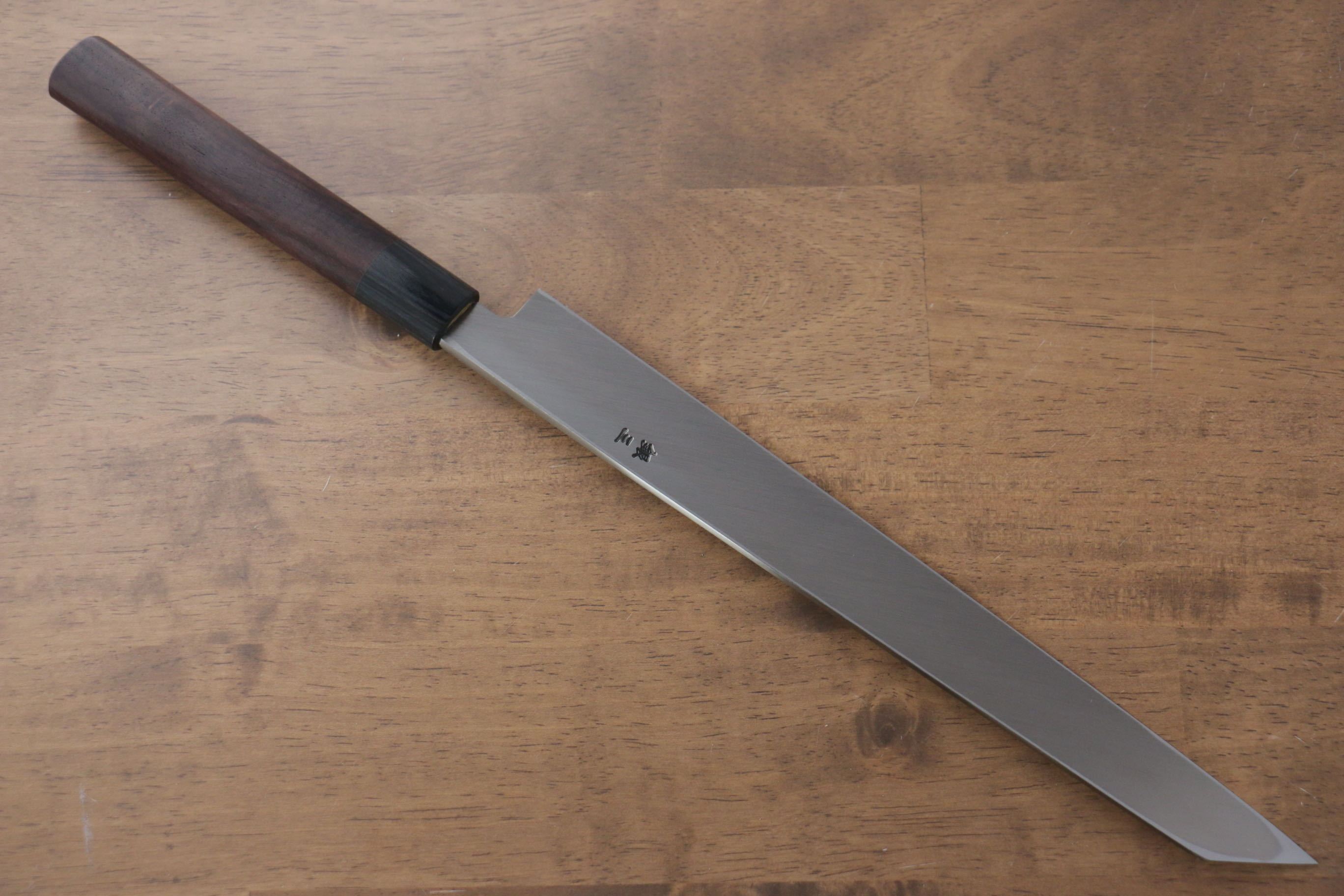 Jikko Silver Steel No.3 Kiritsuke Yanagiba 270mm Shitan Handle - Japanny - Best Japanese Knife