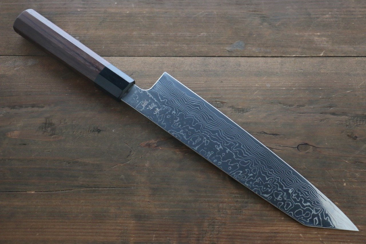Sukenari SG2 Damascus Kiritsuke Gyuto 240mm Shitan Handle - Japanny - Best Japanese Knife