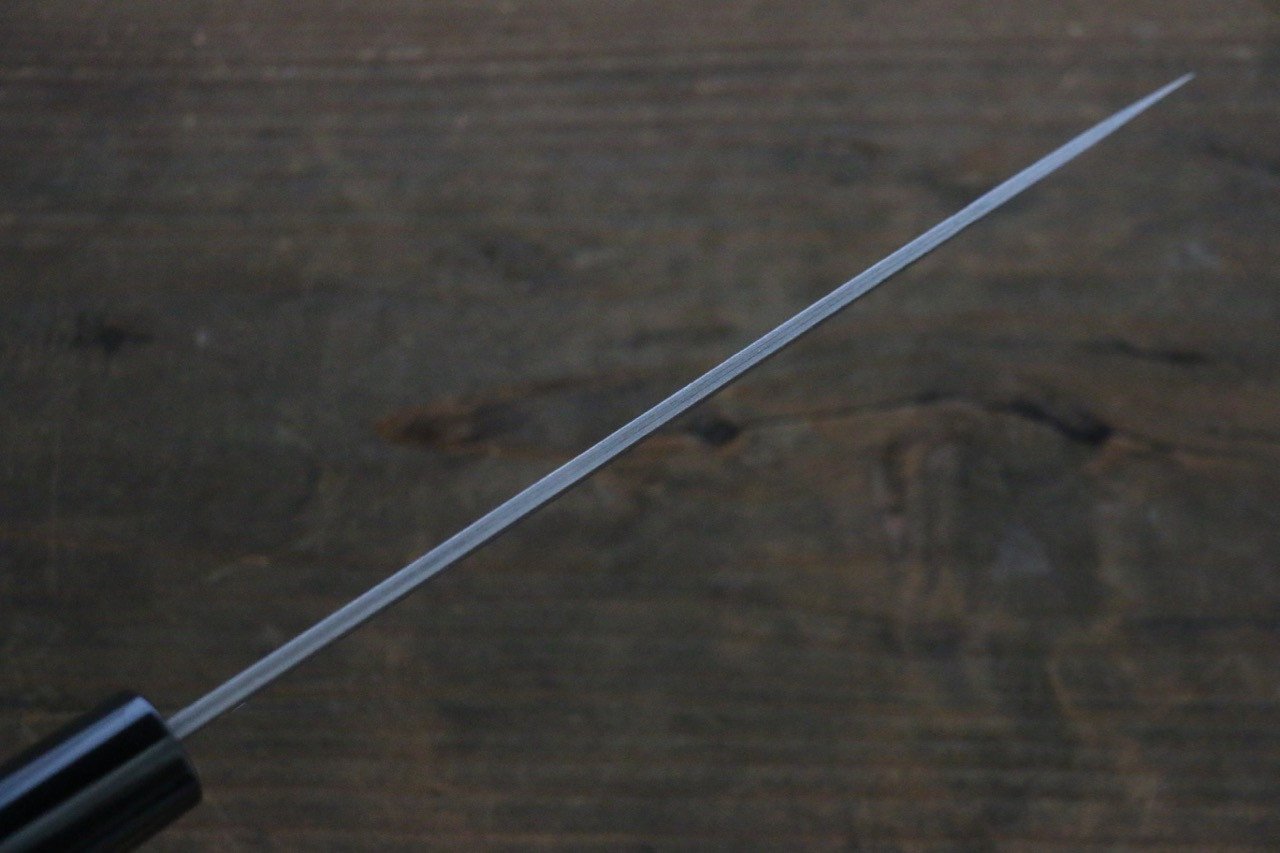 Seisuke Blue Steel No.2 Nashiji Hiraki 165mm Chestnut Handle - Japanny - Best Japanese Knife