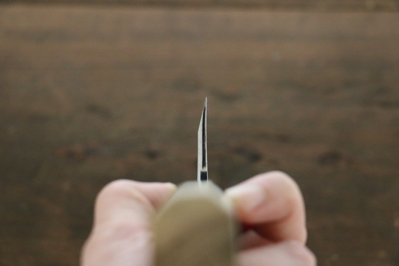 Sukenari Blue Steel No.2 Hongasumi Deba Magnolia Handle - Japanny - Best Japanese Knife