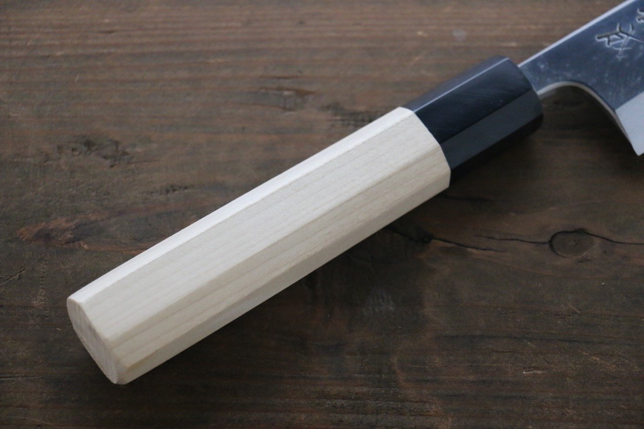 Sukenari Blue Steel No.2 Hongasumi Mioroshi Deba Magnolia Handle - Japanny - Best Japanese Knife