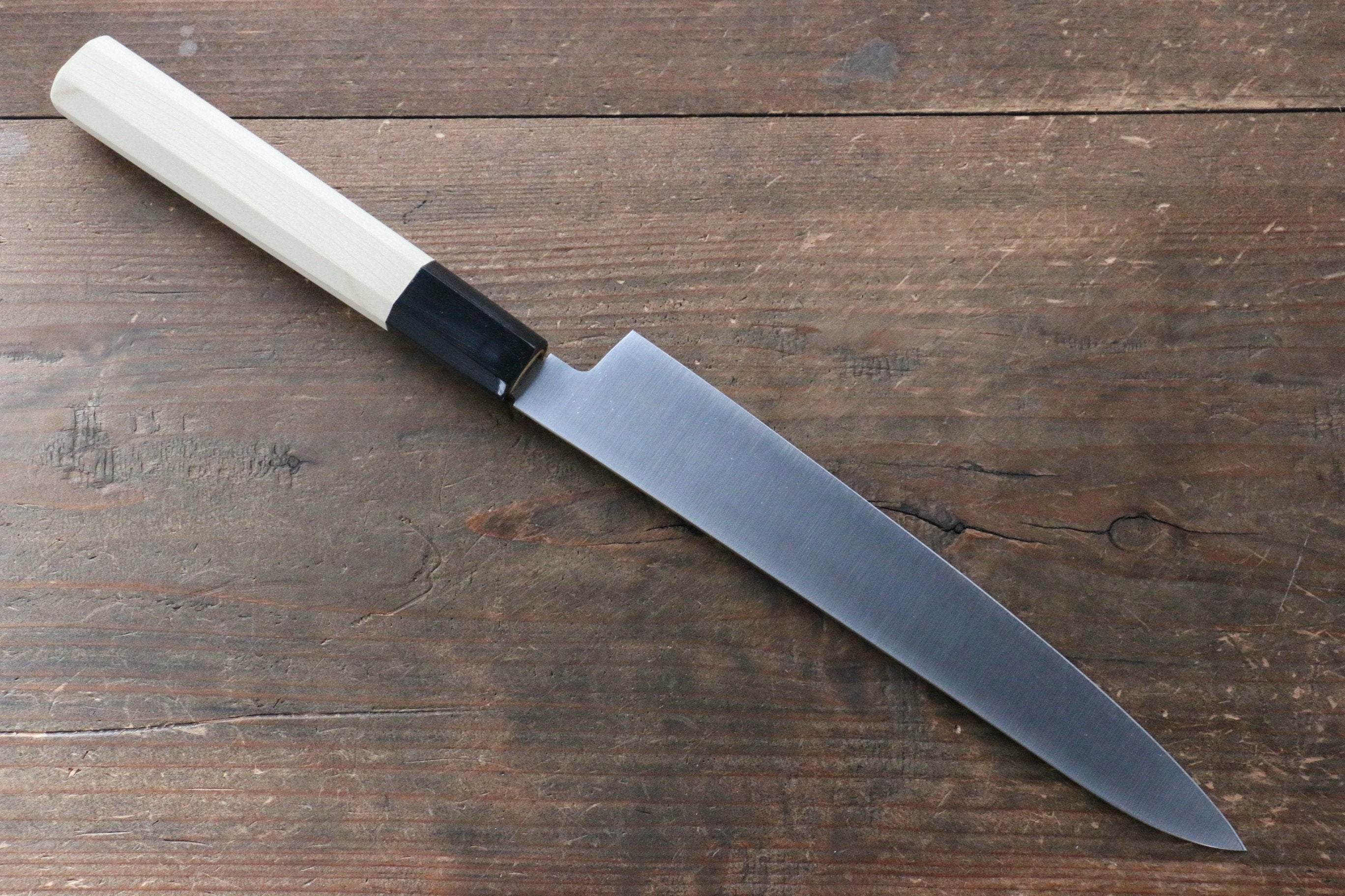 Sakai Takayuki Grand Chef Grand Chef Swedish Steel-stn Petty-Utility 180mm Magnolia Handle - Japanny - Best Japanese Knife