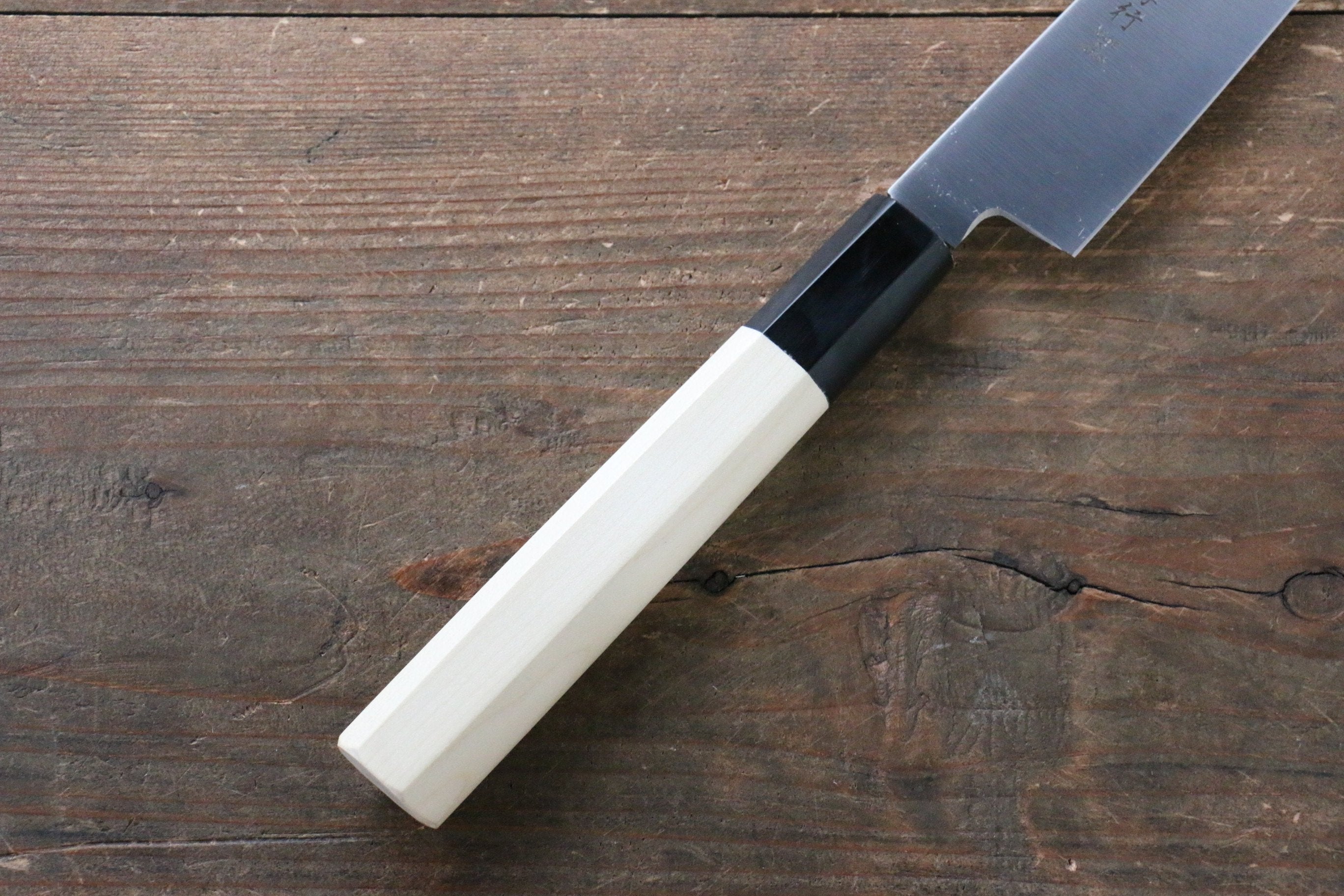 Sakai Takayuki Grand Chef Grand Chef Swedish Steel-stn Petty-Utility 180mm Magnolia Handle - Japanny - Best Japanese Knife