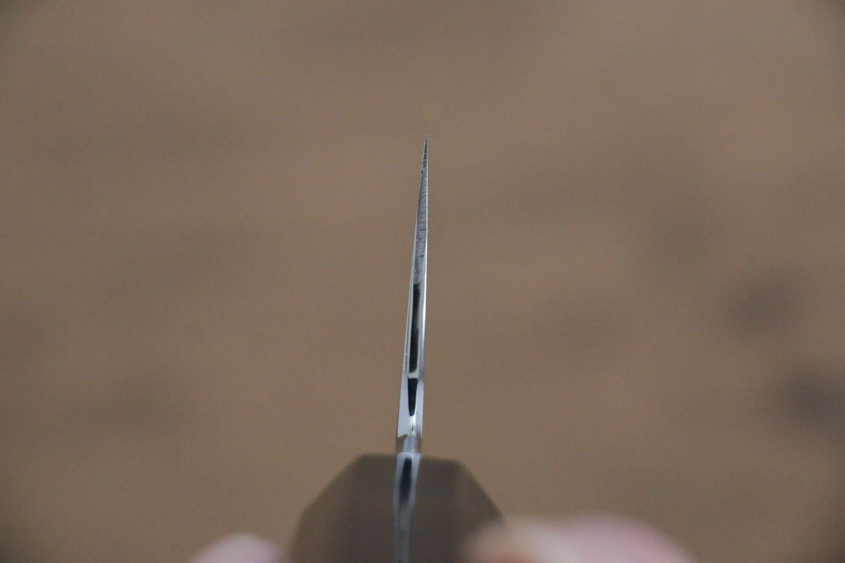 Jikko Fujisan Honyaki White Steel No.3 Mirrored Finish Kiritsuke Gyuto 240mm Ebony Wood Handle - Japanny - Best Japanese Knife