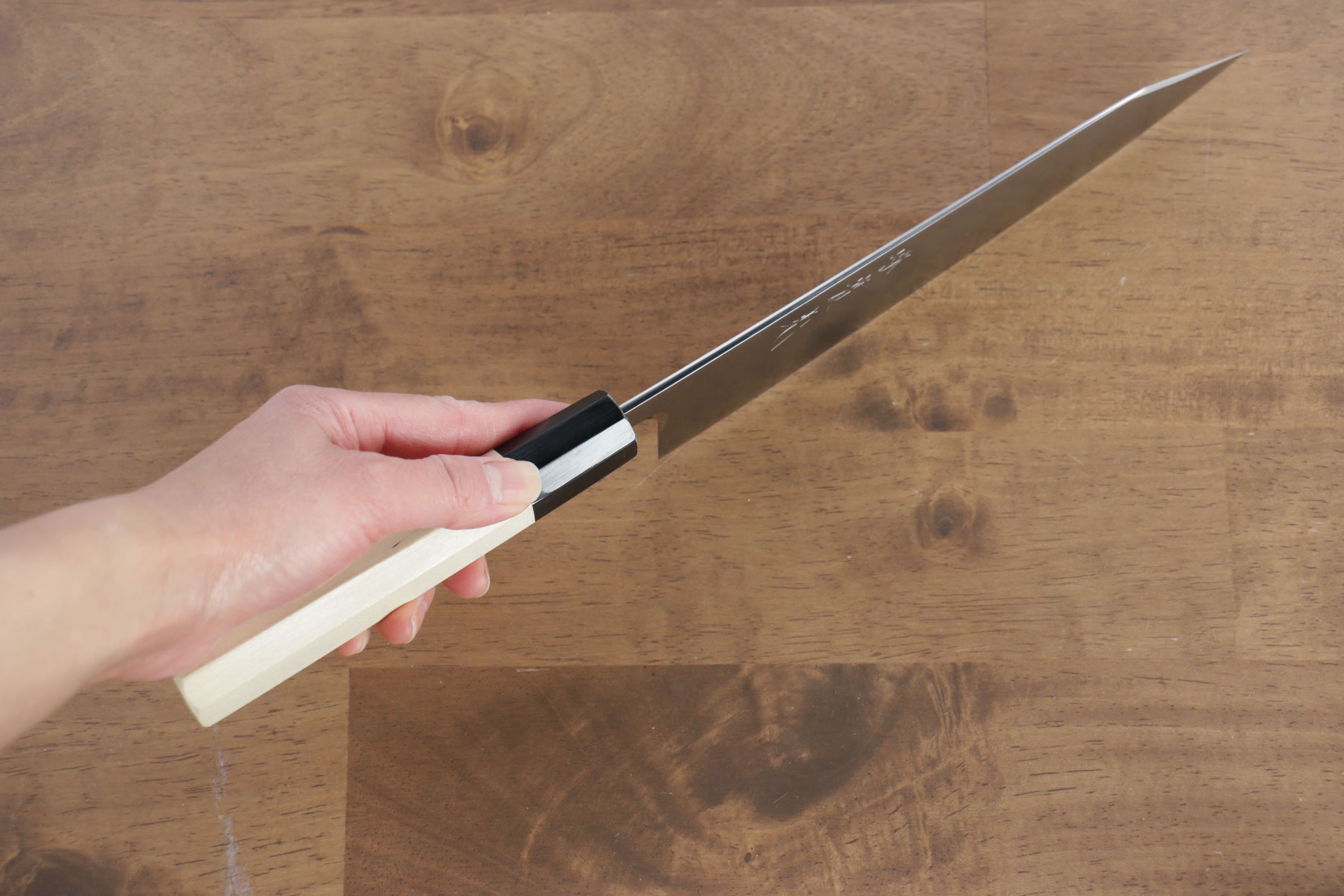 Jikko SG2 Kiritsuke Gyuto 200mm Magnolia Handle - Japanny - Best Japanese Knife