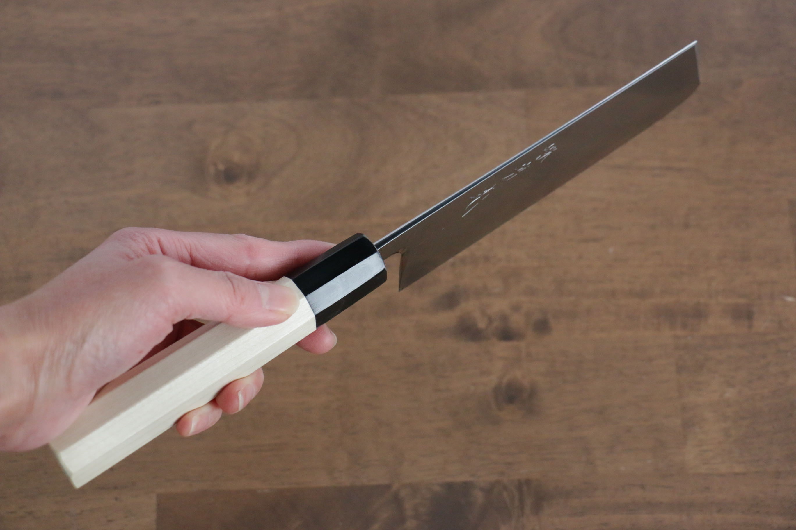 Jikko SG2 Kiritsuke Nakiri 155mm Magnolia Handle - Japanny - Best Japanese Knife