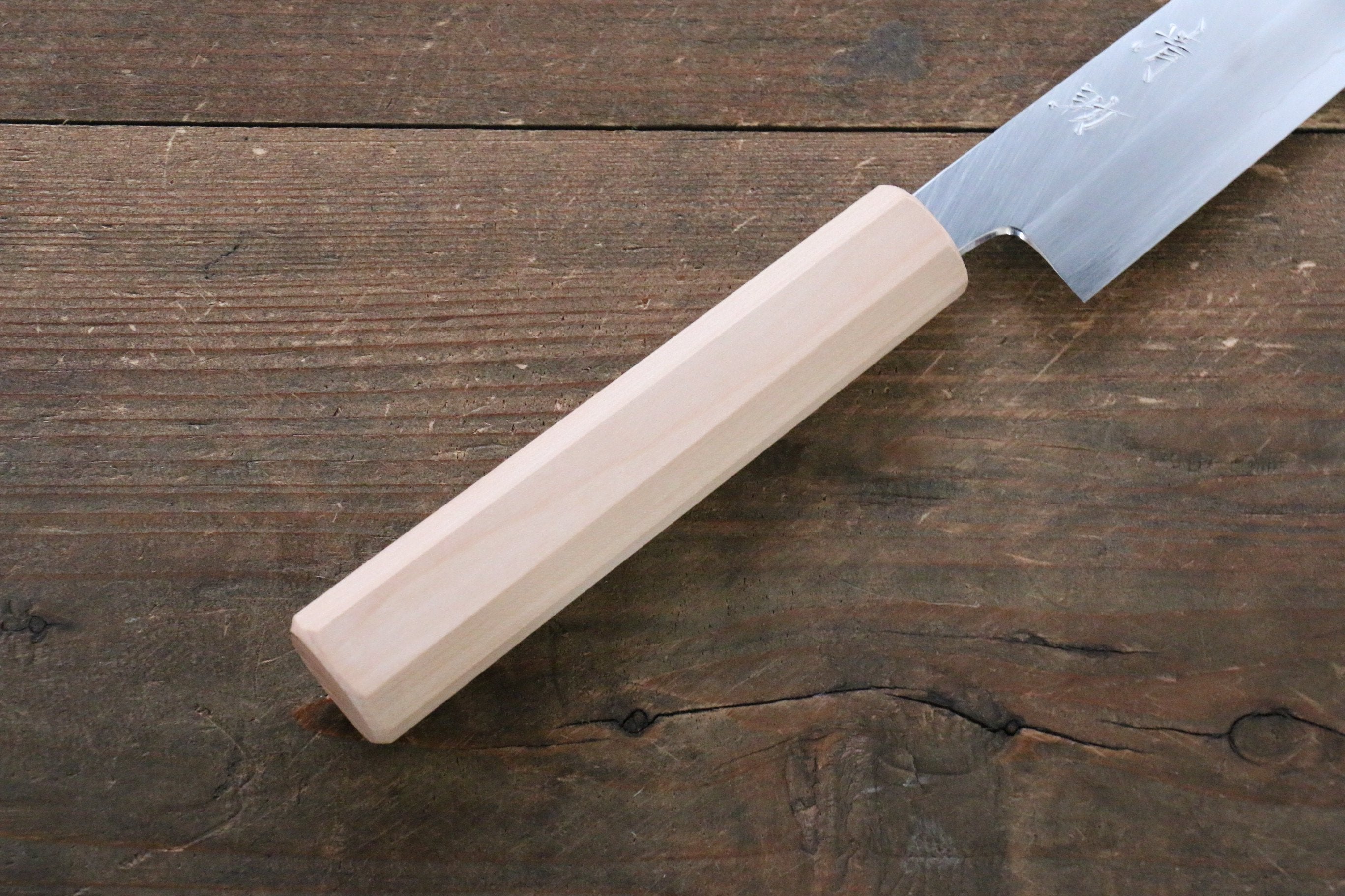 Seisuke Silver Steel No.3 Kiritsuke Petty-Utility 150mm Cherry Tree Handle - Japanny - Best Japanese Knife