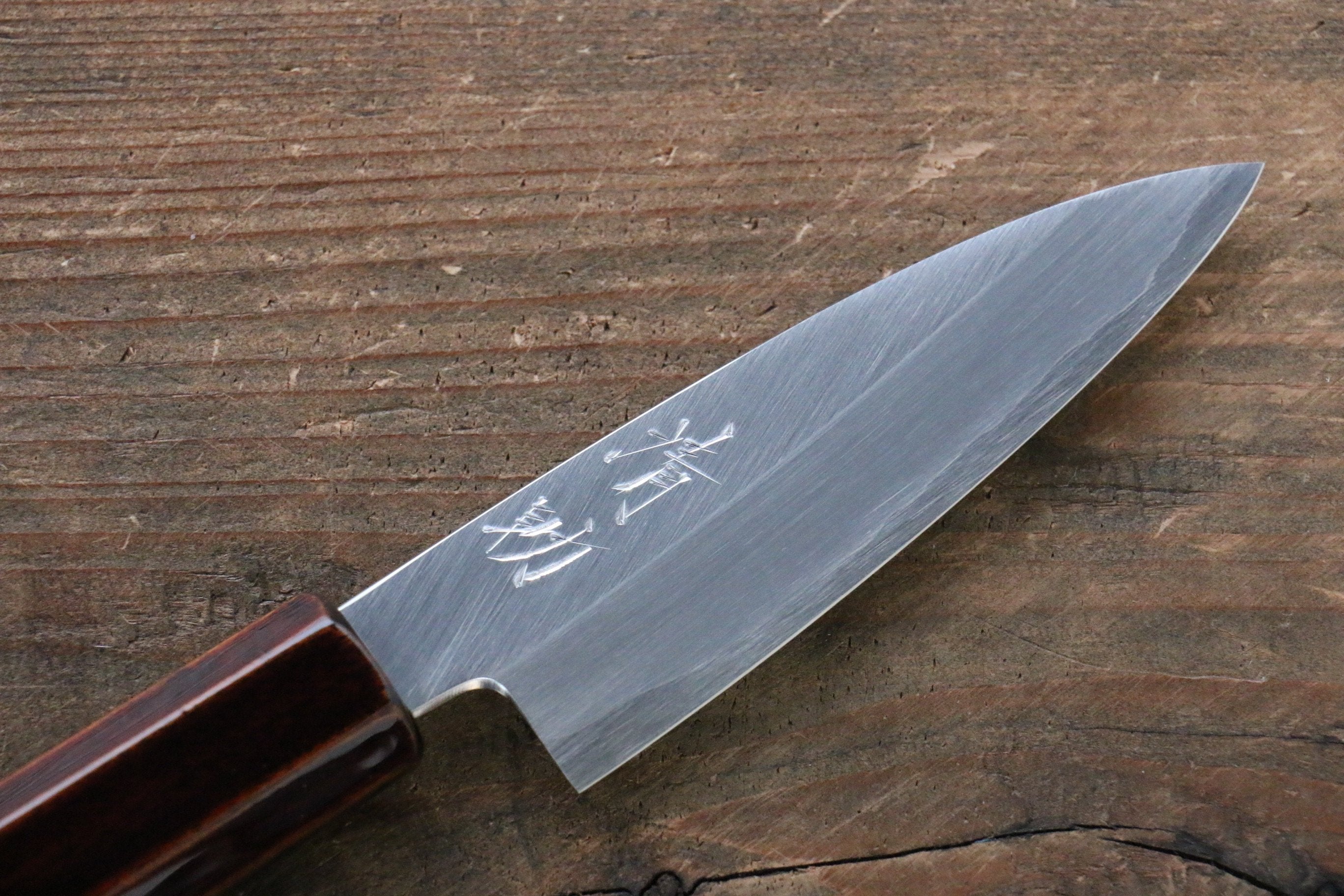 Seisuke Silver Steel No.3 Paring 85mm Wood(Lacquered) Handle - Japanny - Best Japanese Knife