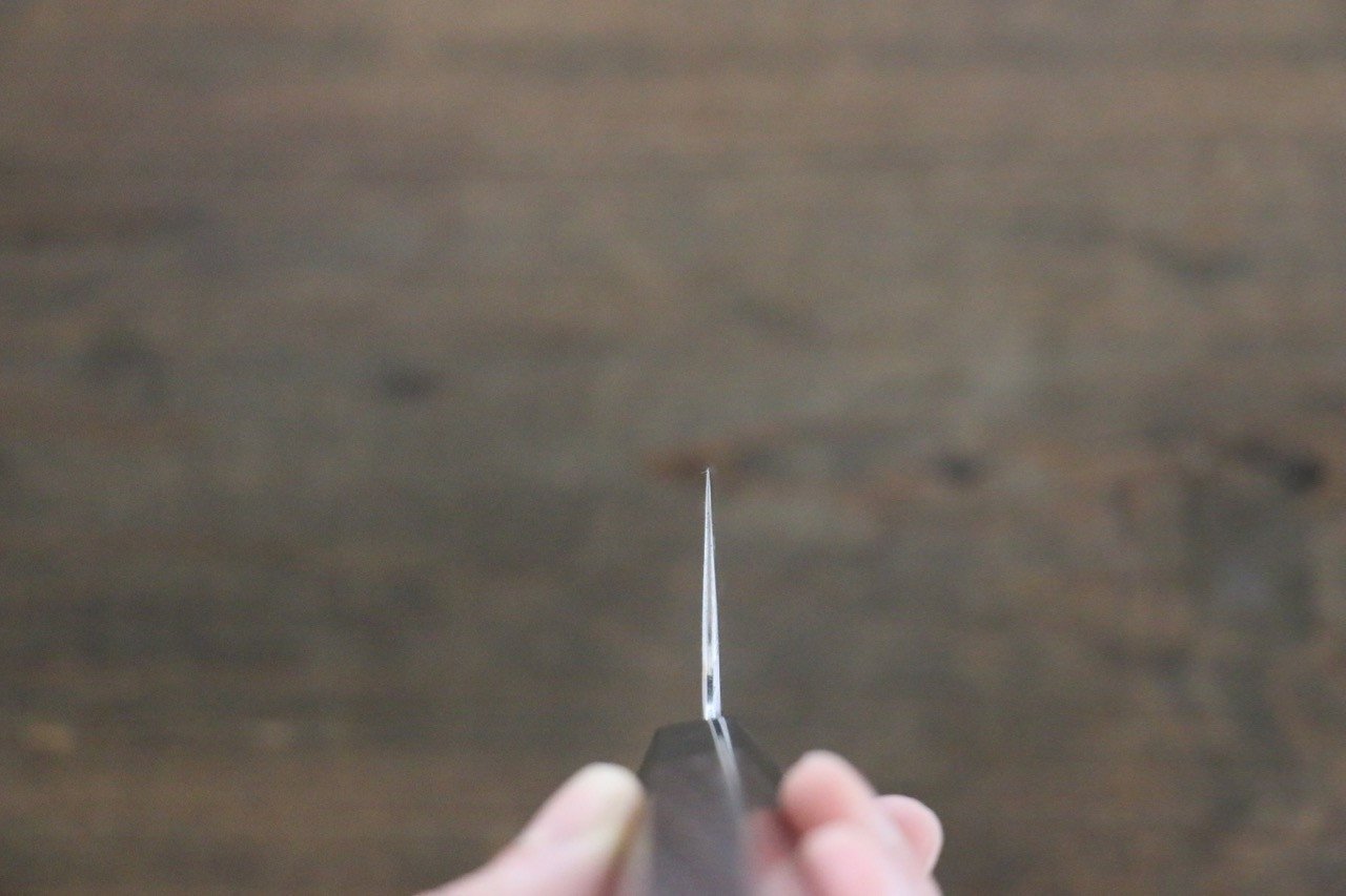 Sukenari ZDP189 Damascus Kiritsuke Gyuto 210mm Shitan Handle - Japanny - Best Japanese Knife