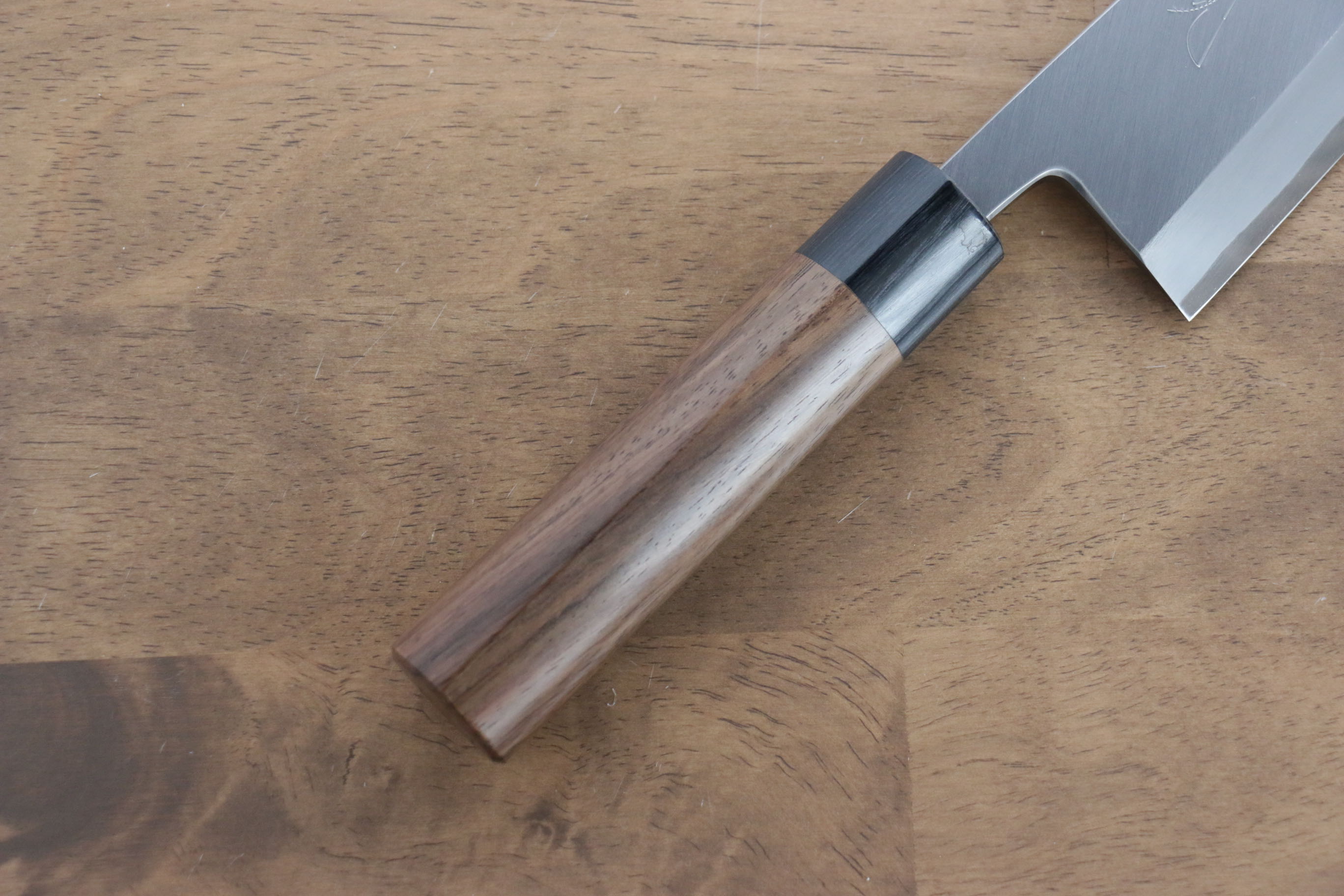 Jikko White Steel No.2 Deba 180mm Shitan Handle - Japanny - Best Japanese Knife