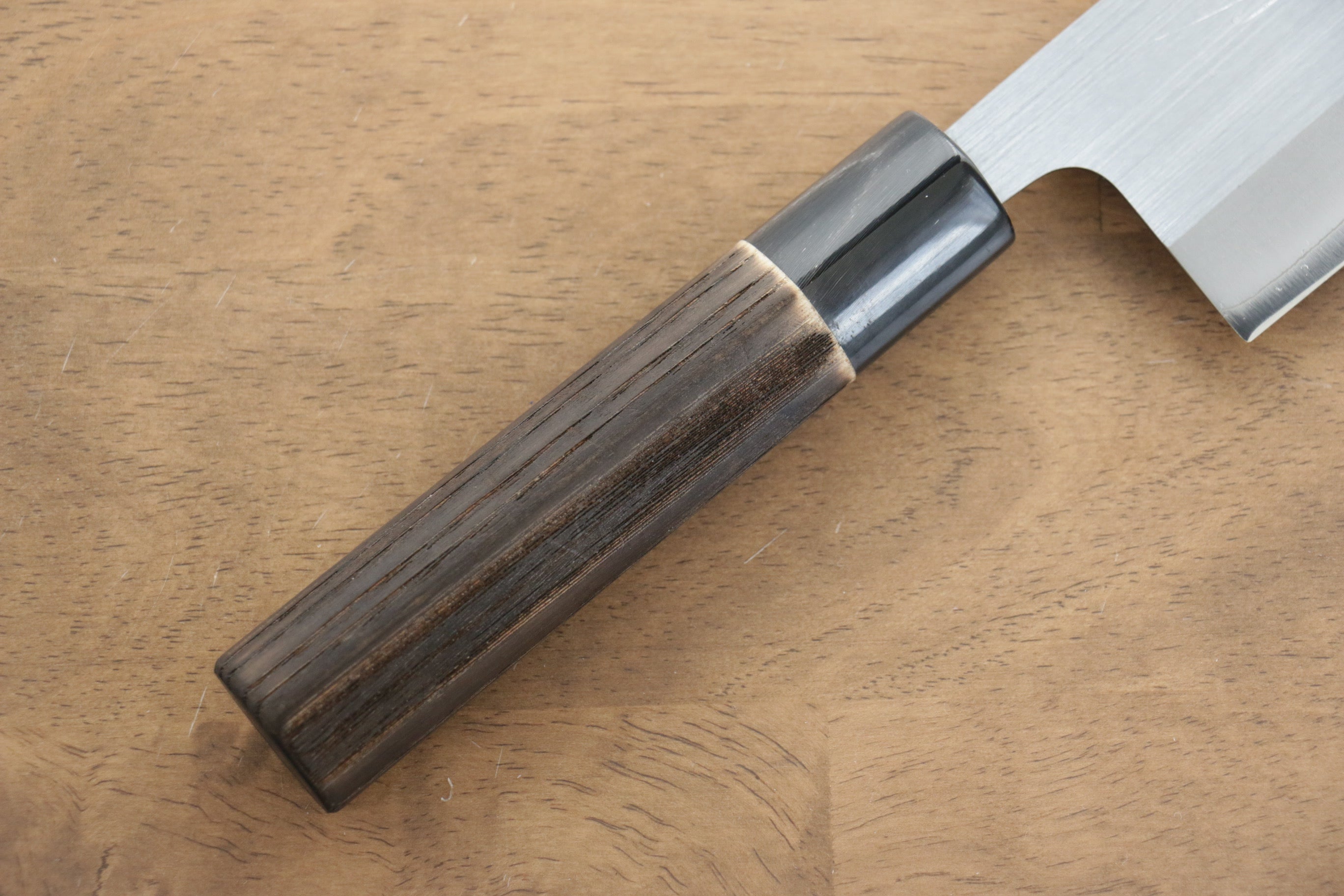 Seisuke SRS13 Nakiri 165mm Burnt Chestnut Handle - Japanny - Best Japanese Knife
