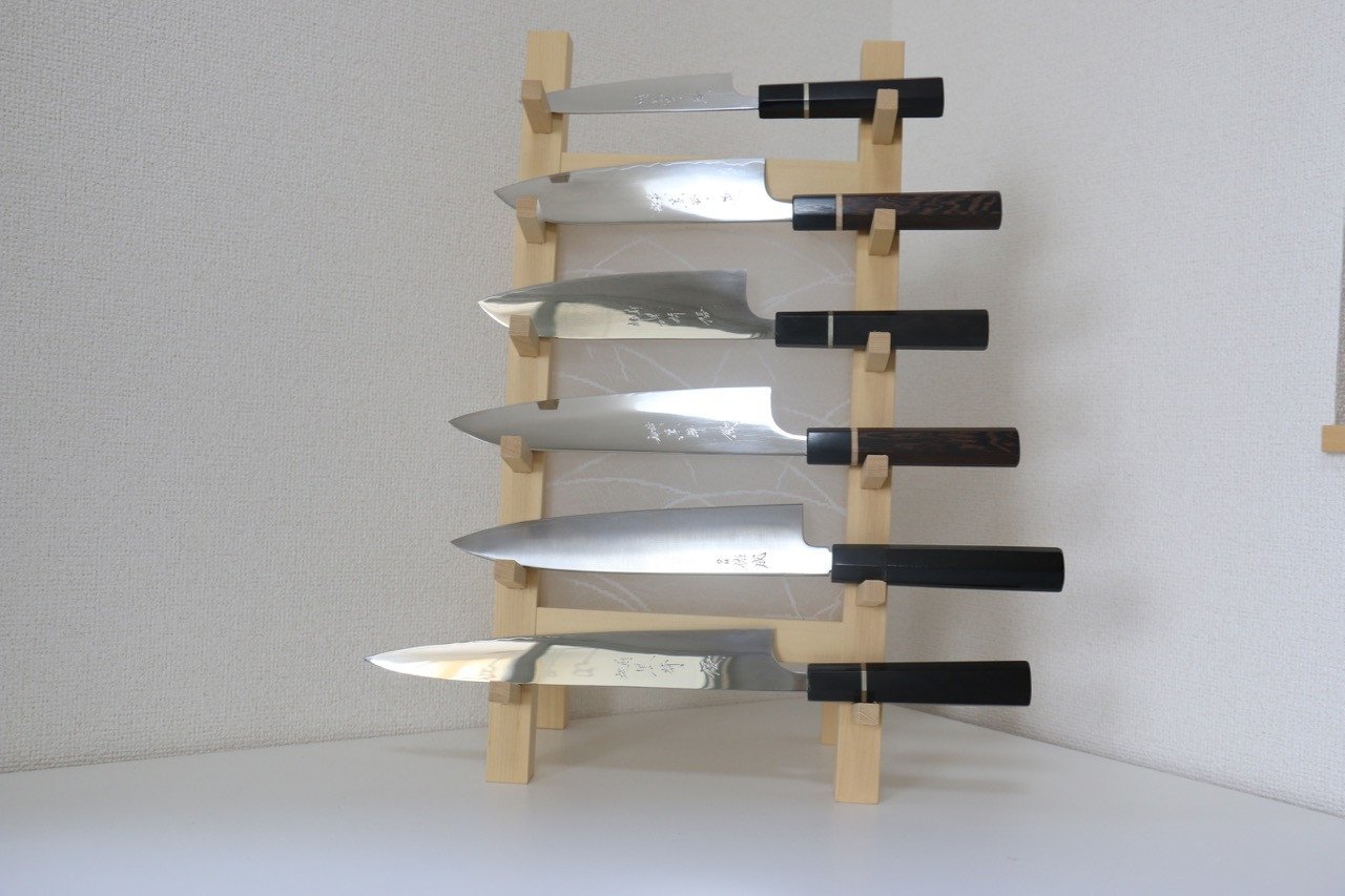 Andon Knife Tower Rack for 6 Knives - Japanny - Best Japanese Knife