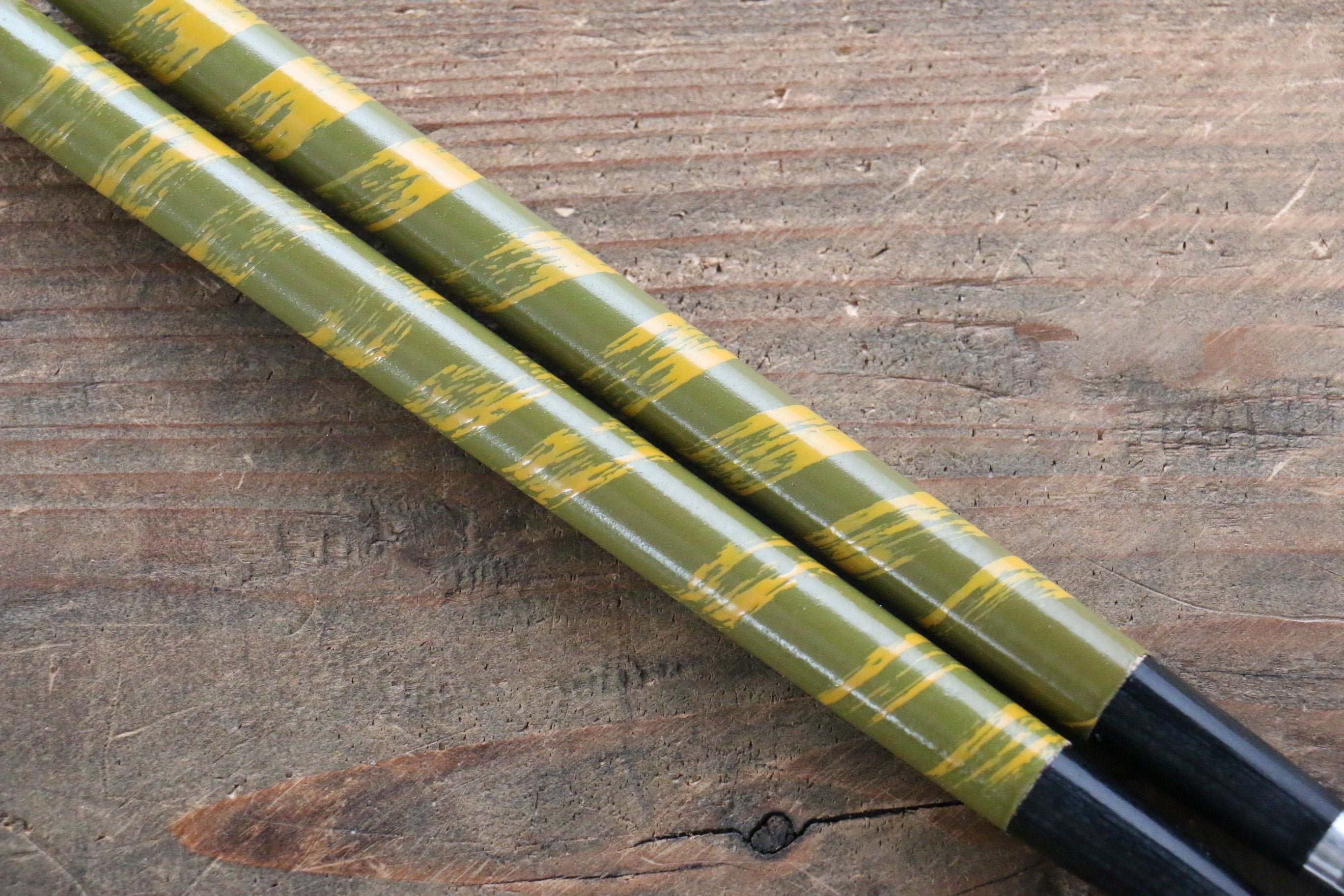 Moribashi Cooking Chopstick GreenSpiral 165mm - Japanny - Best Japanese Knife