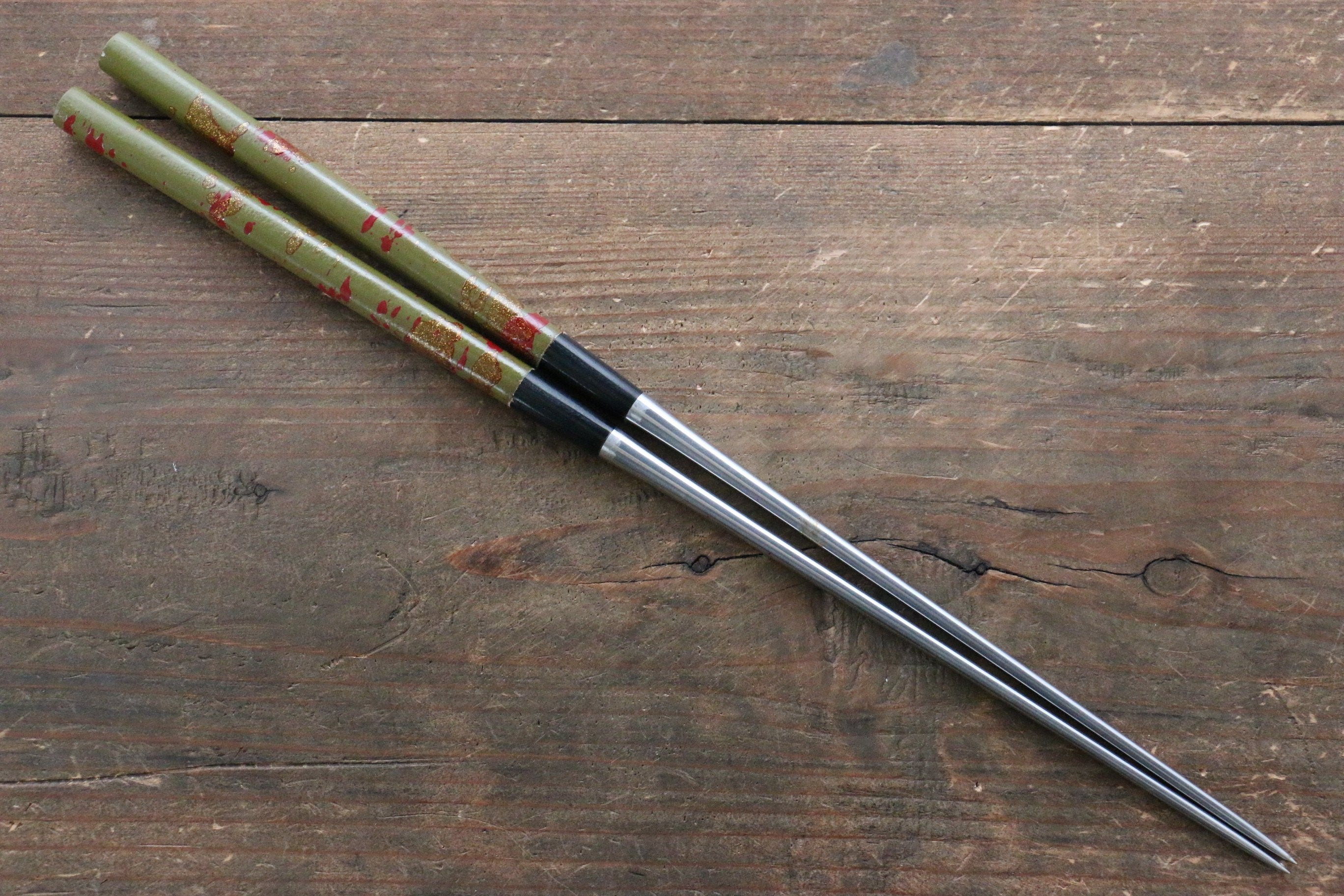 Moribashi Cooking Chopstick Green 165mm - Japanny - Best Japanese Knife