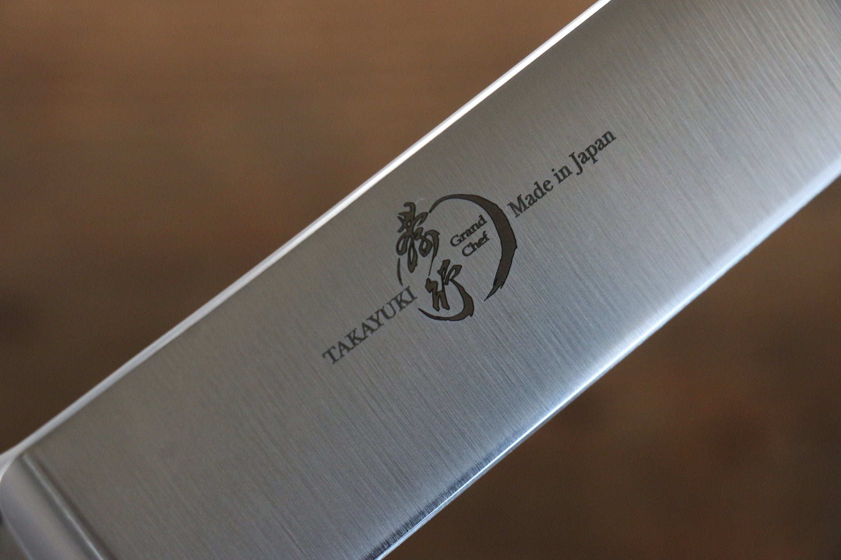 Sakai Takayuki Grand Chef Grand Chef Swedish Steel-stn Sujihiki 240mm Black Micarta Handle - Japanny - Best Japanese Knife