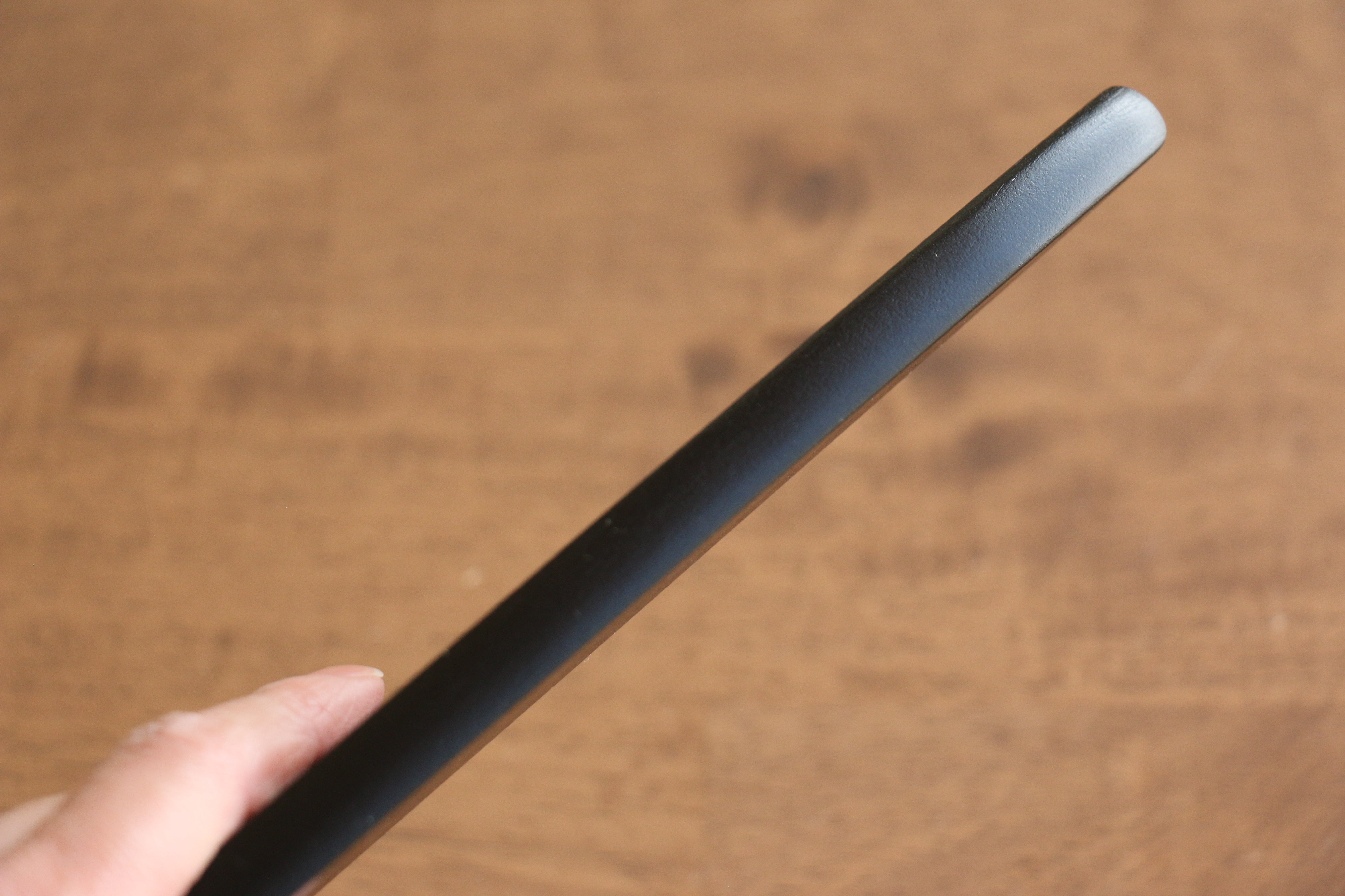 Black Saya Sheath for Small Santoku Knife with Plywood Pin 135mm - Japanny - Best Japanese Knife