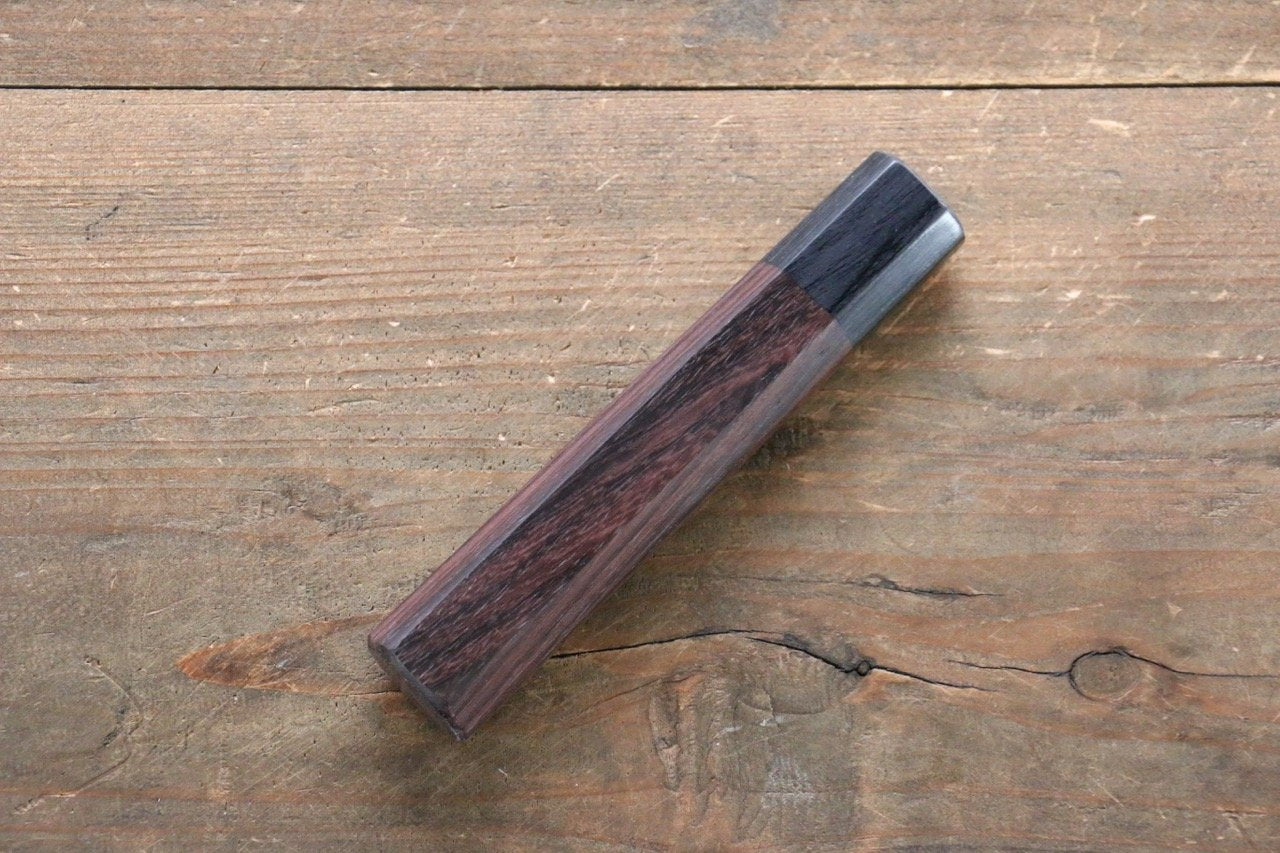 Octagonal Shitan Knife Handle for Petty Knife 150mm - Japanny - Best Japanese Knife