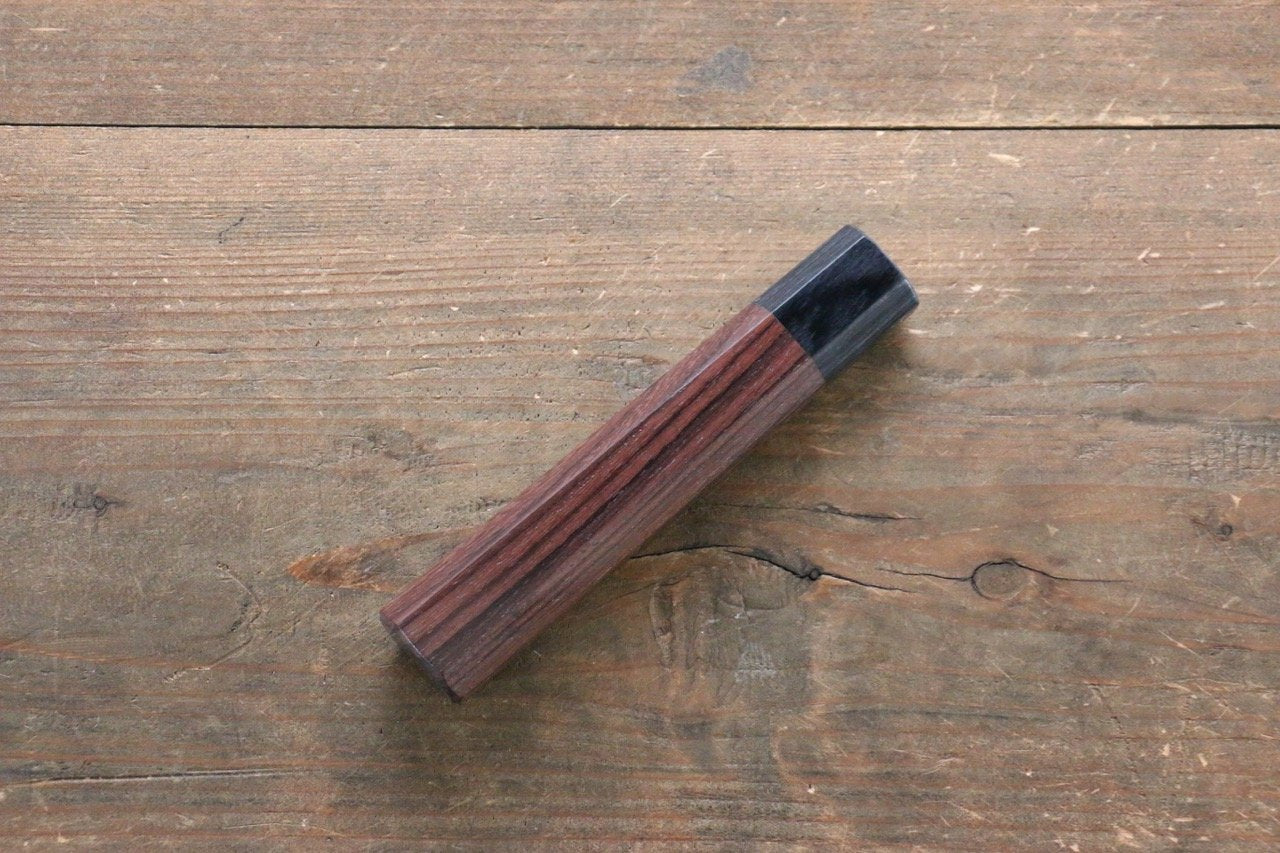 Octagonal Shitan Knife Handle for Gyuto Knife 180mm - Japanny - Best Japanese Knife