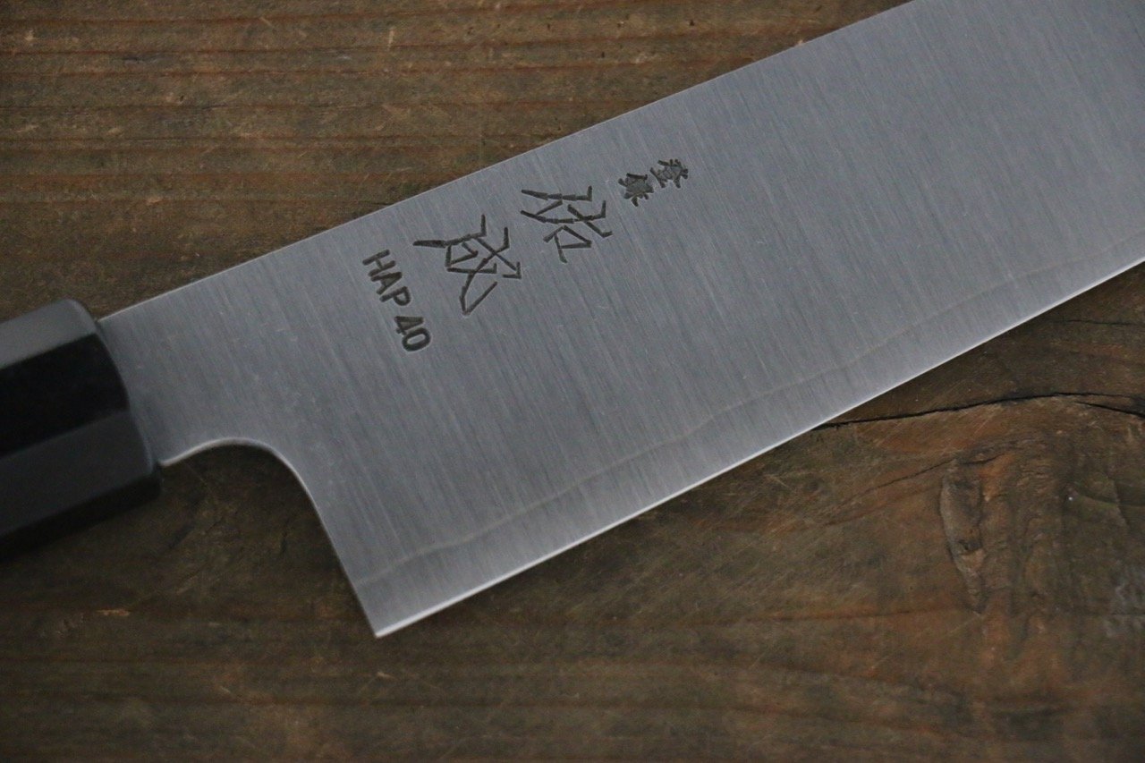 Sukenari HAP40 3 Layer Gyuto 210mm Shitan Handle - Japanny - Best Japanese Knife