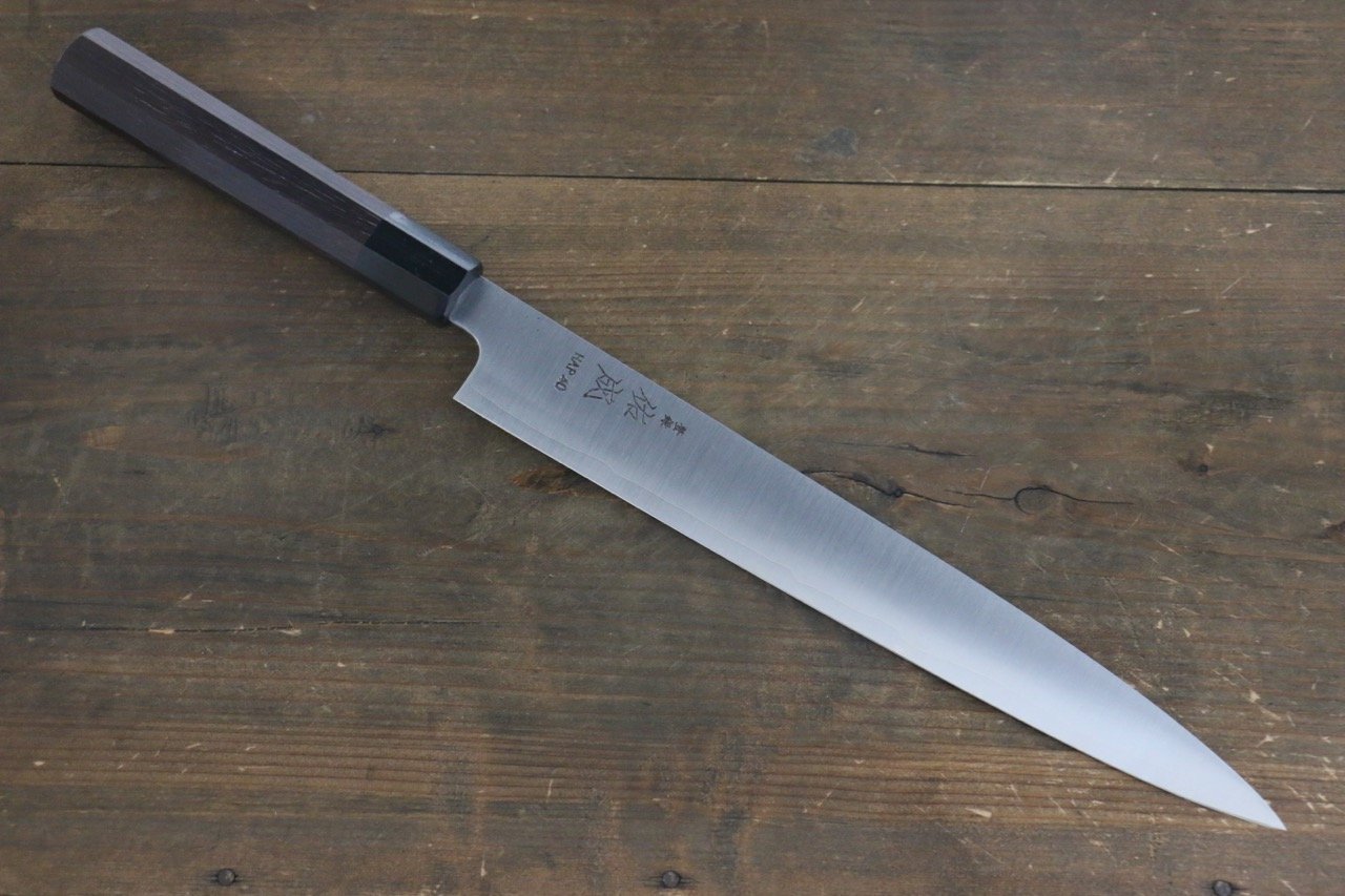 Sukenari HAP40 3 Layer Sujihiki 270mm Shitan Handle - Japanny - Best Japanese Knife