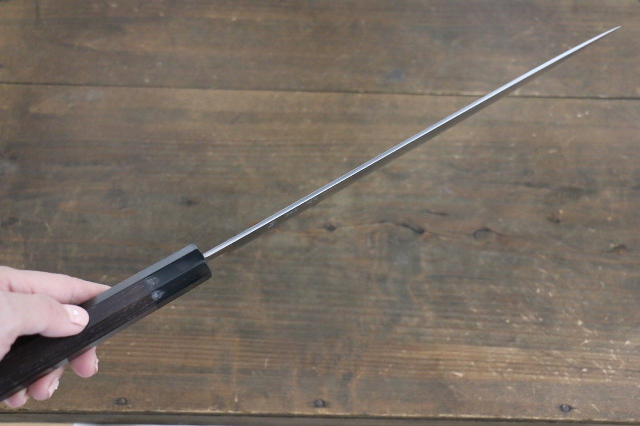 Sukenari HAP40 3 Layer Sujihiki 270mm Shitan Handle - Japanny - Best Japanese Knife
