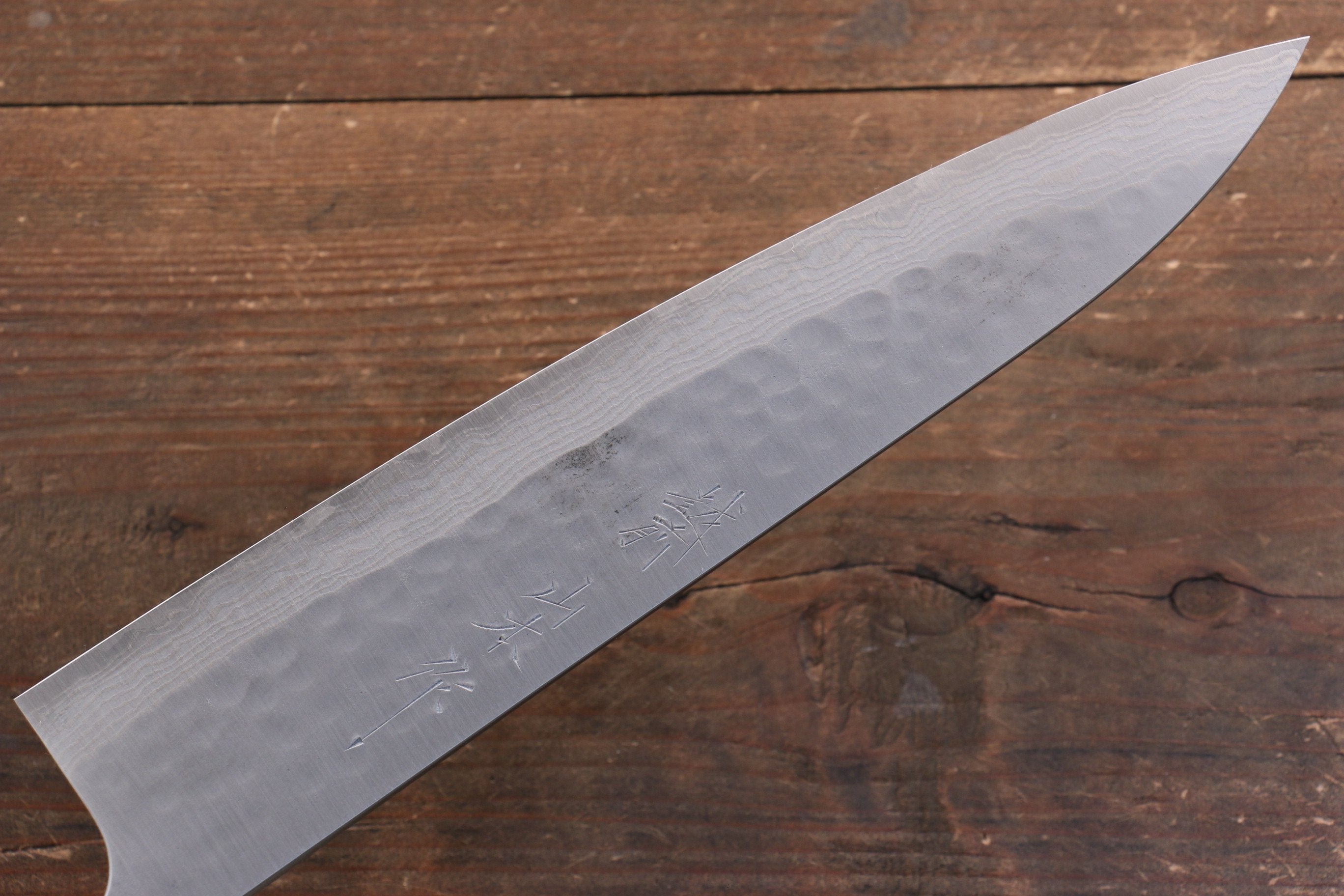 Nao Yamamoto SRS13 Black Damascus Gyuto 240mm Cherry Blossoms Handle - Japanny - Best Japanese Knife
