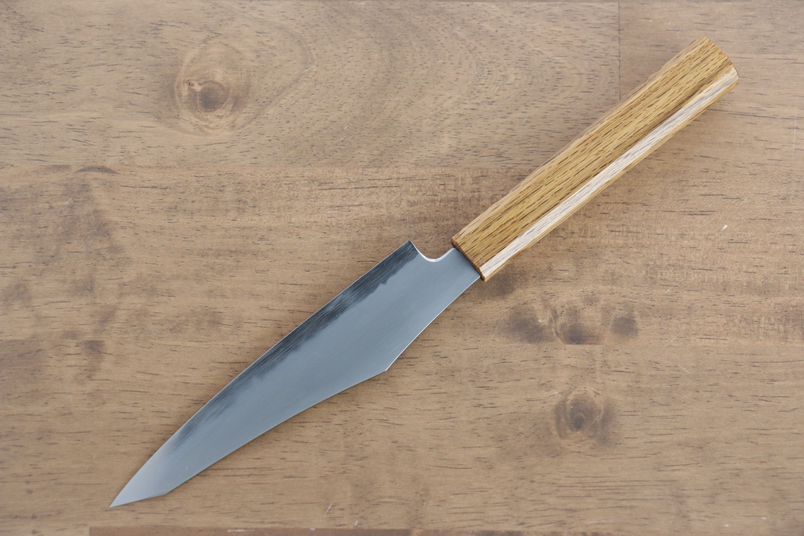 Jikko Fujisan Blue Steel No.2 Petty-Utility 135mm Oak Handle - Japanny - Best Japanese Knife