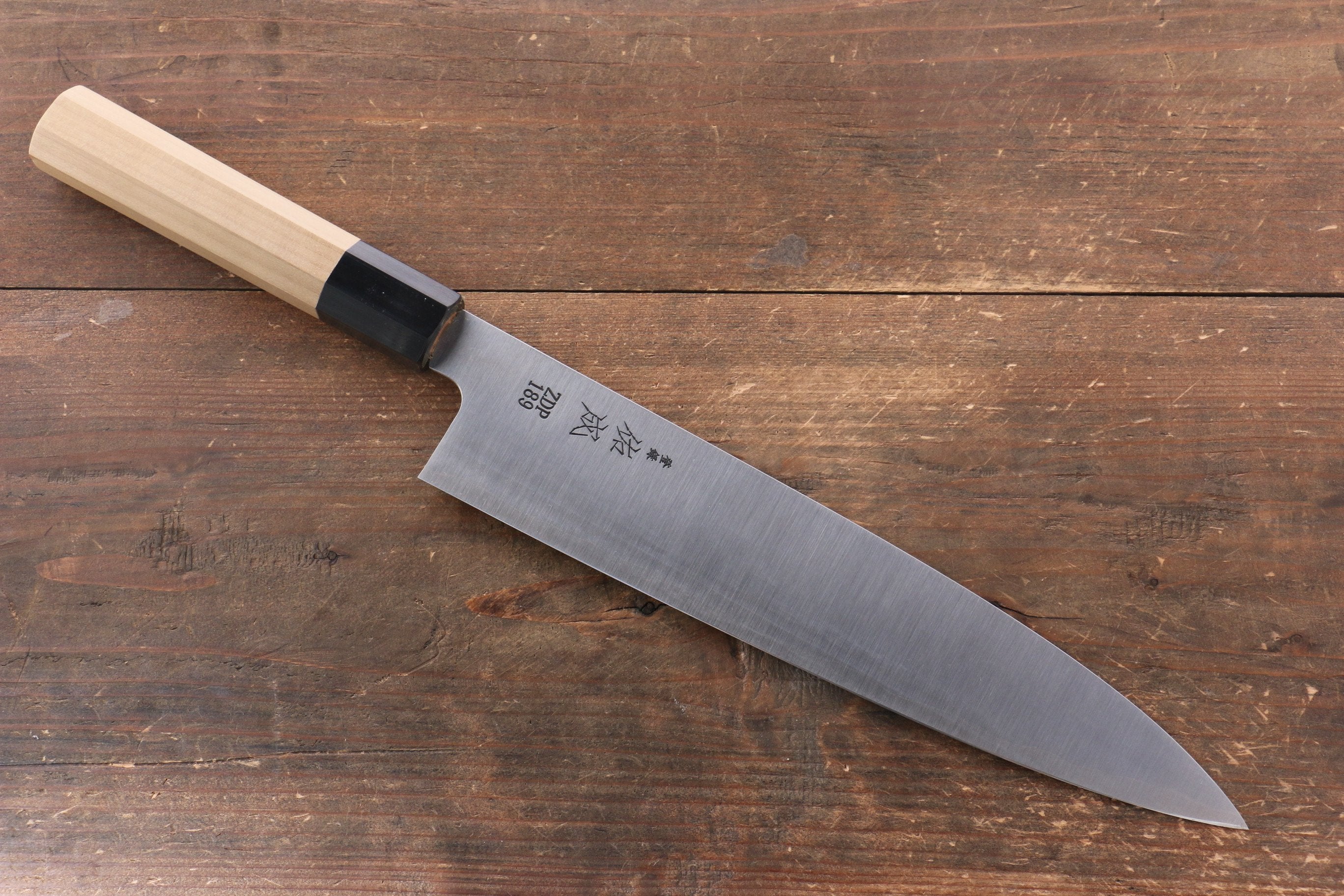 Sukenari ZDP189 3 Layer Gyuto 270mm Magnolia Handle - Japanny - Best Japanese Knife