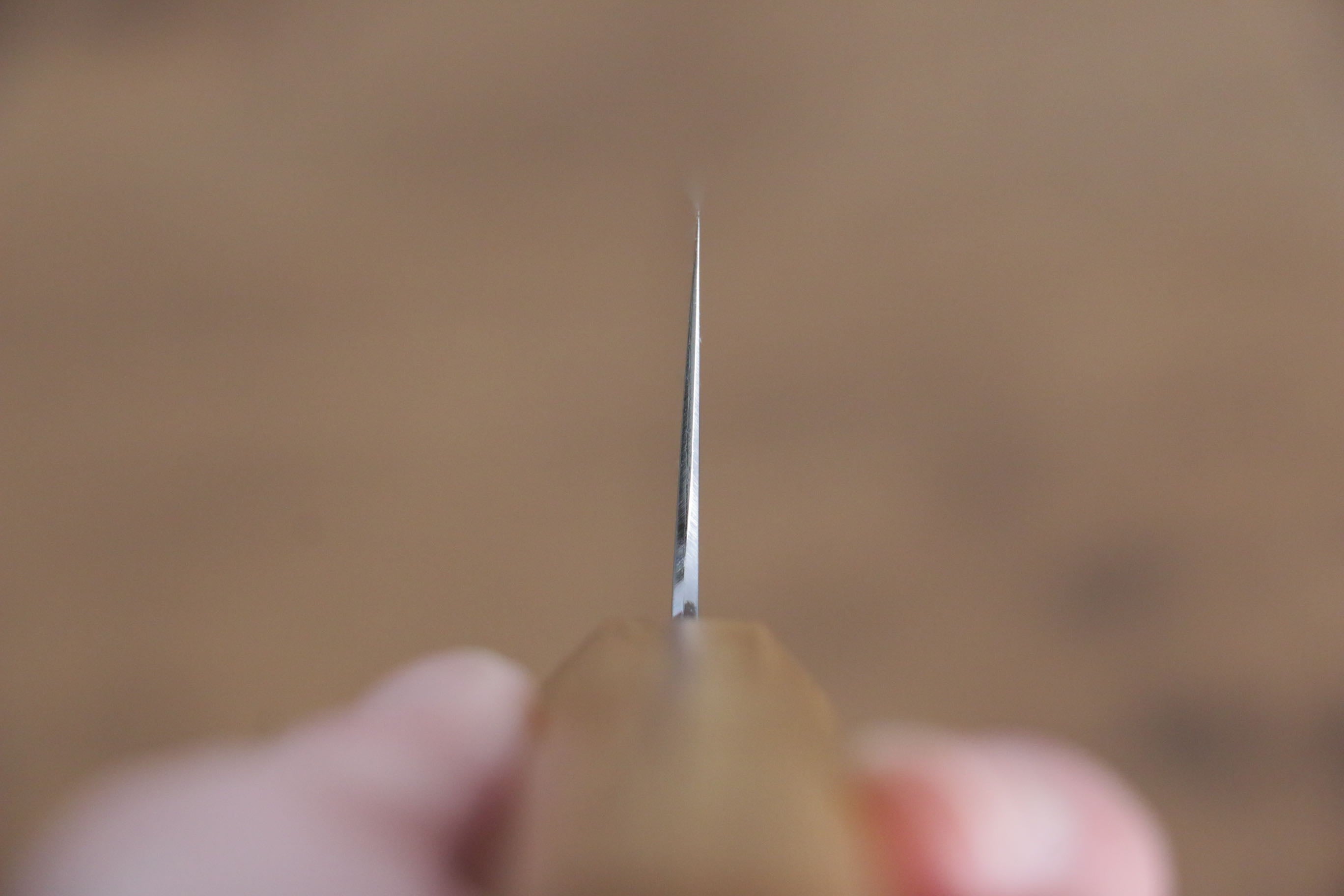 Jikko Fujisan Blue Steel No.2 Santoku 180mm Oak Handle - Japanny - Best Japanese Knife