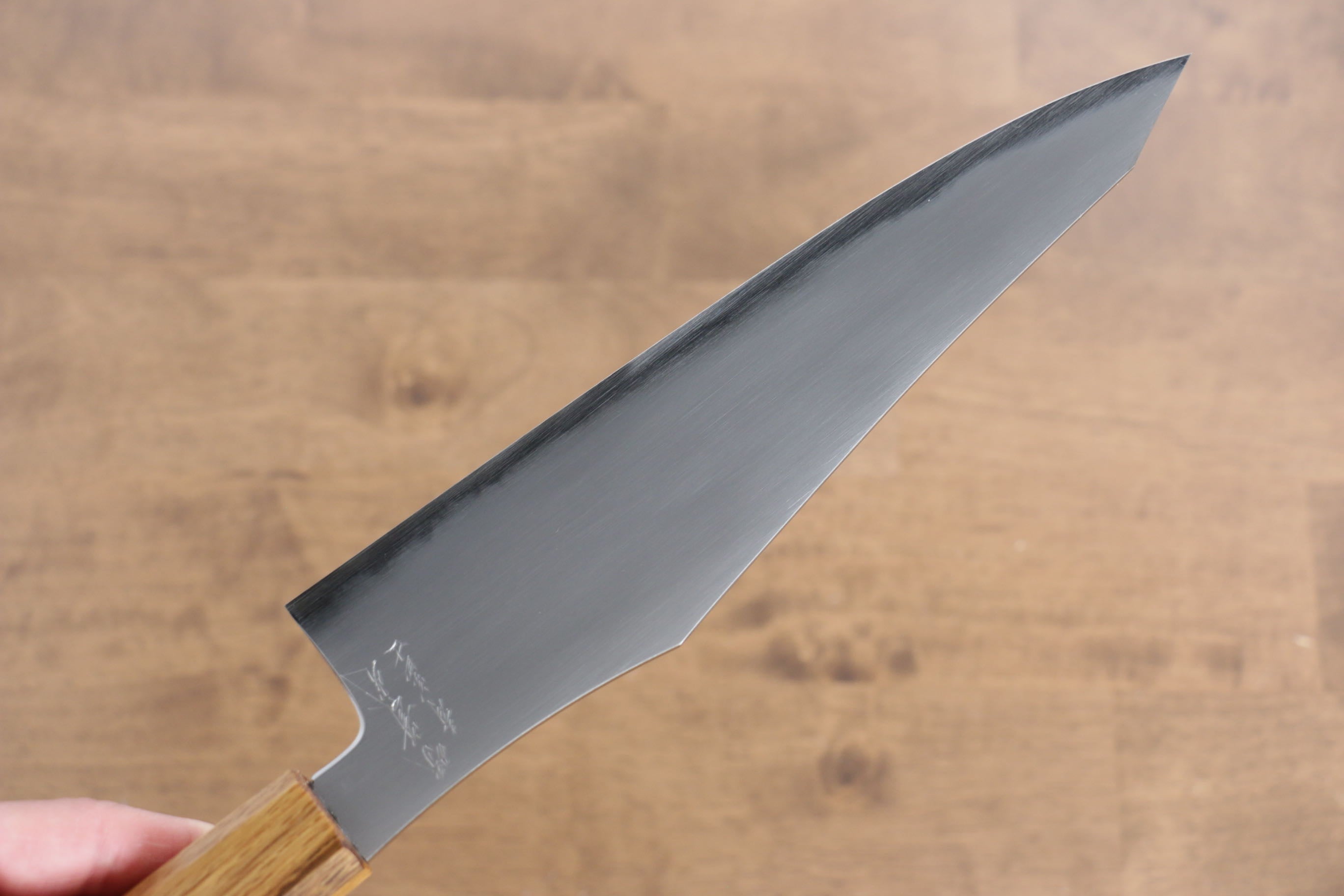 Jikko Fujisan Blue Steel No.2 Gyuto 210mm Oak Handle - Japanny - Best Japanese Knife