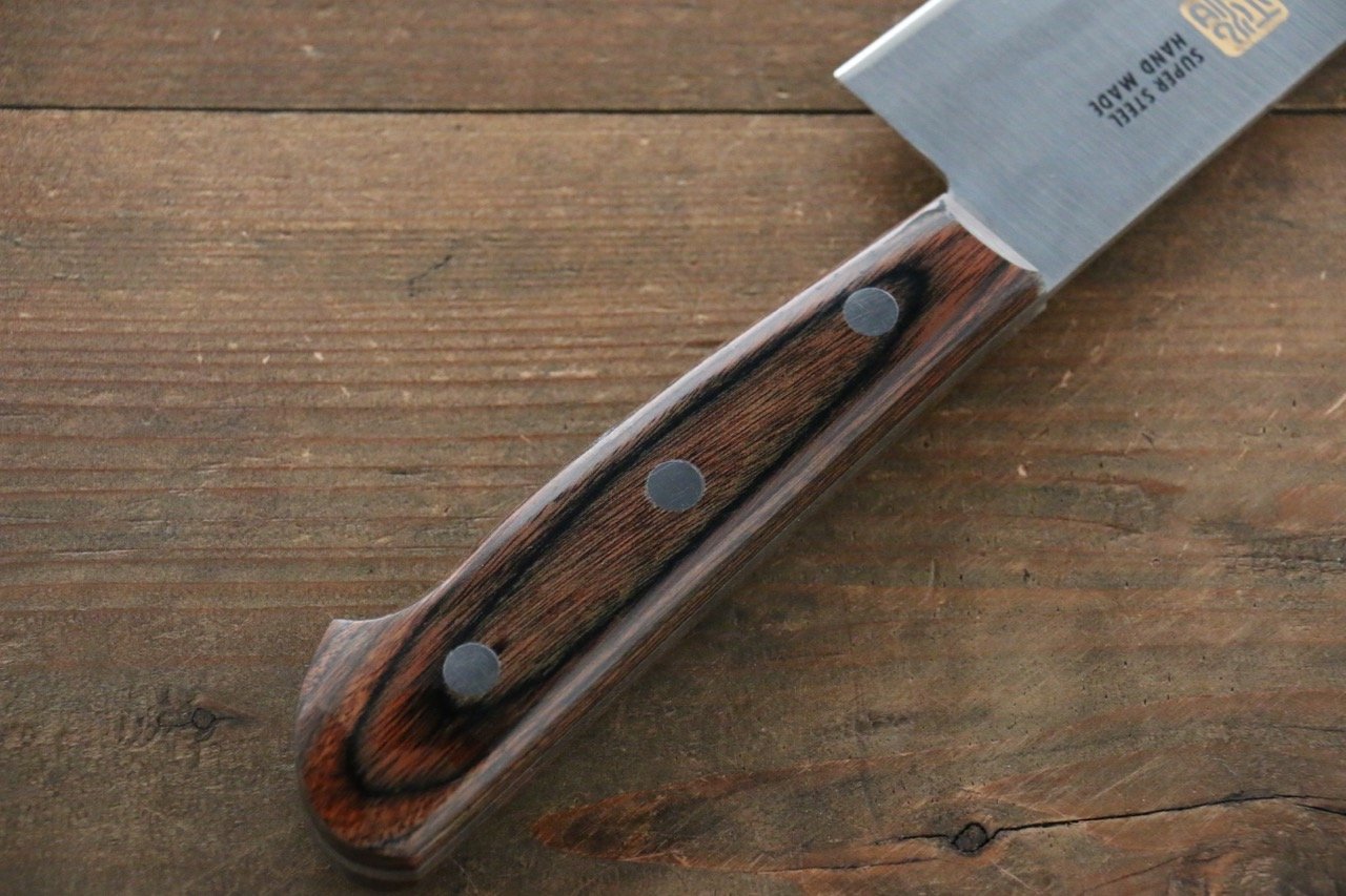 Iseya Molybdenum Gyuto 180mm Mahogany Handle - Japanny - Best Japanese Knife