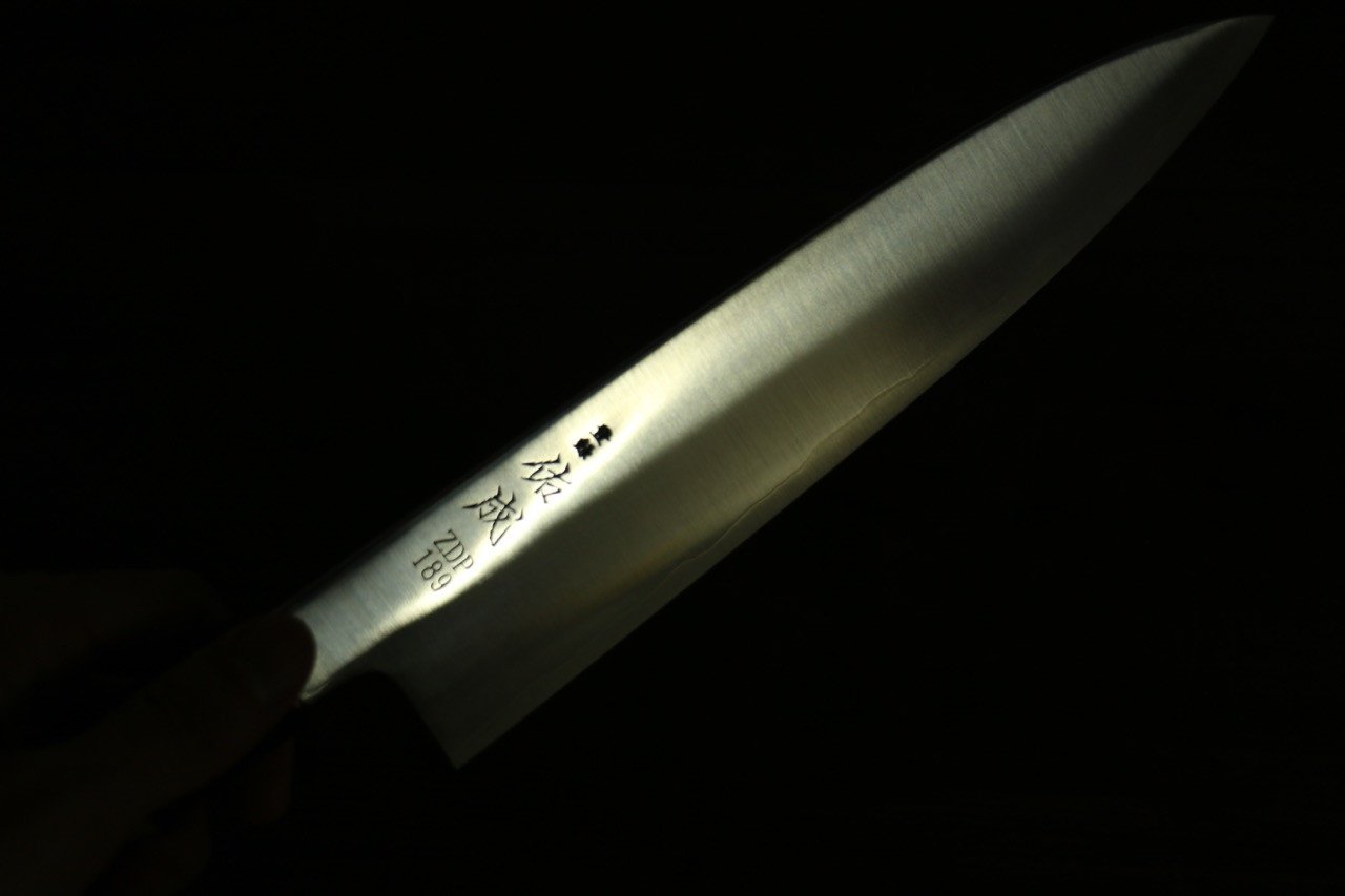 Sukenari ZDP189 3 Layer Gyuto 240mm Magnolia Handle - Japanny - Best Japanese Knife
