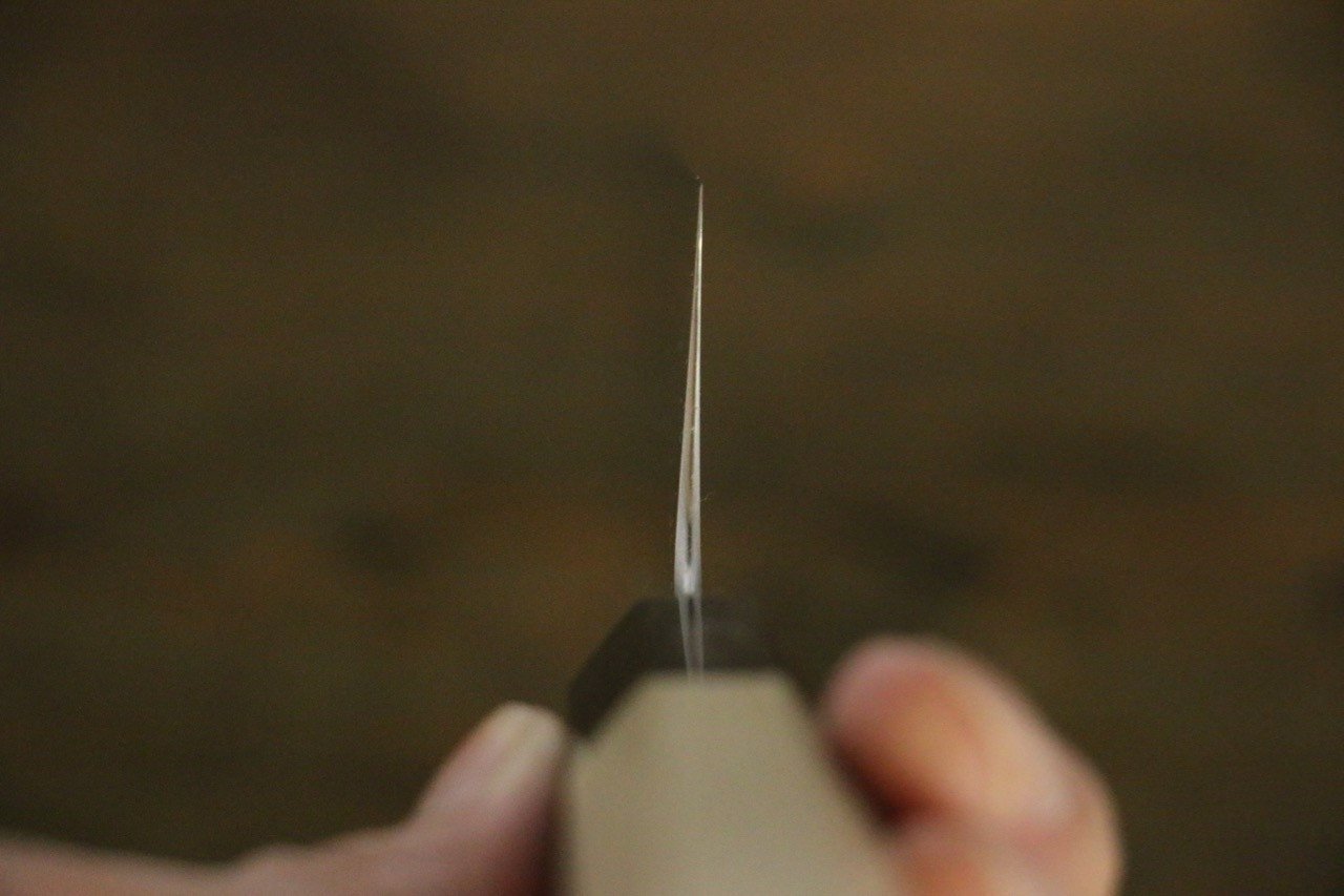 Sukenari ZDP189 3 Layer Gyuto 210mm Magnolia Handle - Japanny - Best Japanese Knife