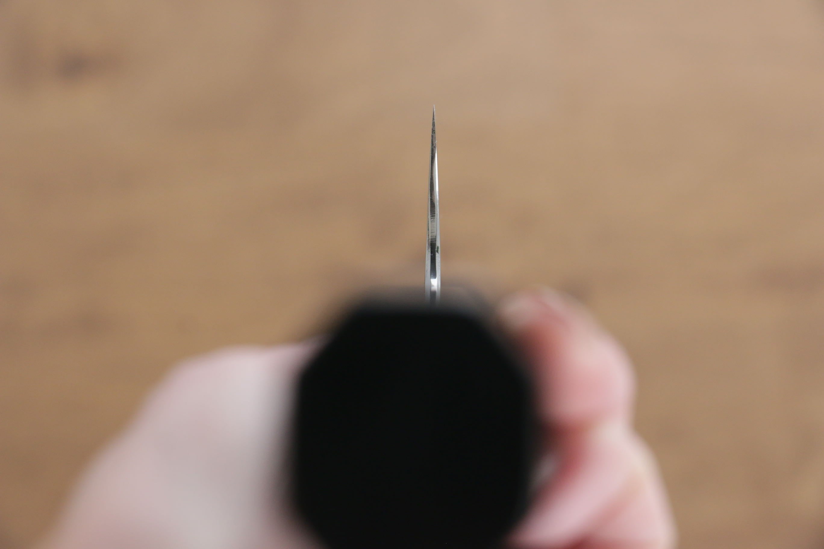 Jikko Fujisan Honyaki White Steel No.3 Kasumitogi Kiritsuke Gyuto 240mm Ebony Wood Handle - Japanny - Best Japanese Knife