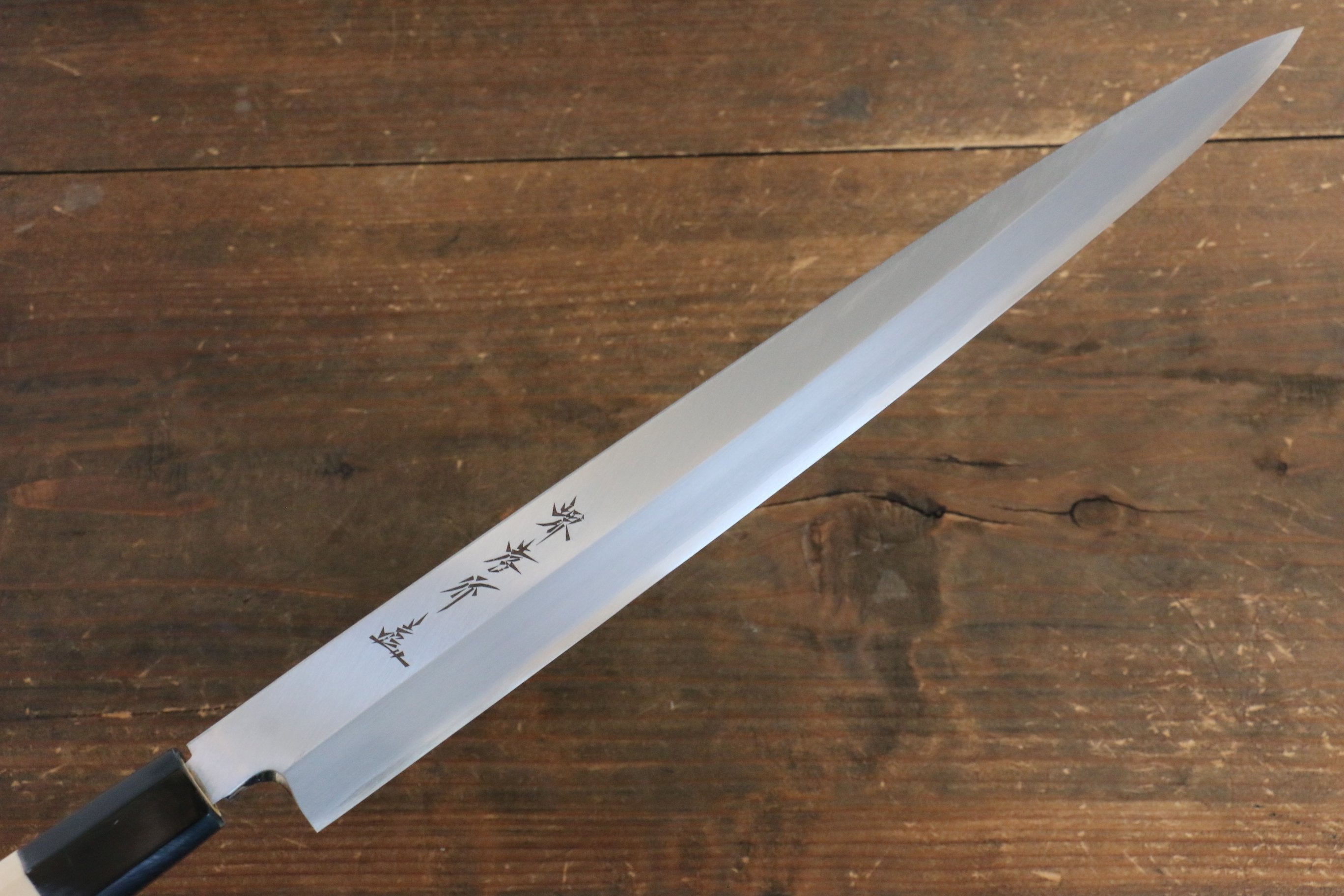 Sakai Takayuki Chef Series Silver Steel No.3 Fuguhiki 270mm Magnolia Handle - Japanny - Best Japanese Knife