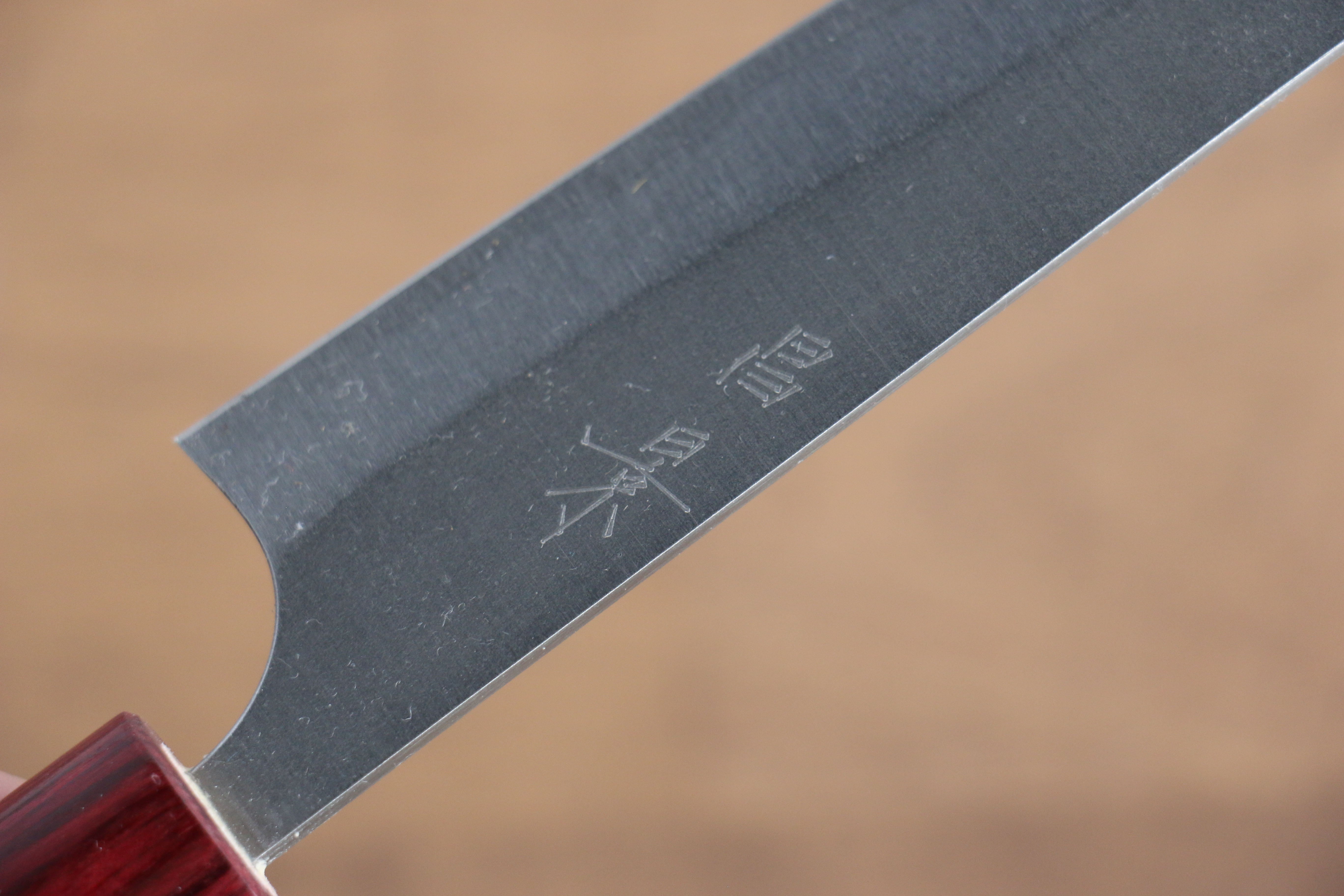 Masakage Yuki White Steel No.2 Nashiji Petty-Utility 120mm Magnolia Handle - Japanny - Best Japanese Knife