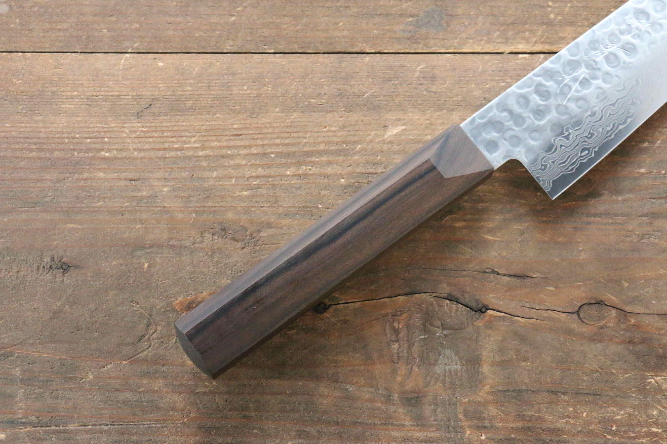 Jikko VG10 17 Layer Gyuto 170mm Ebony Wood Handle - Japanny - Best Japanese Knife