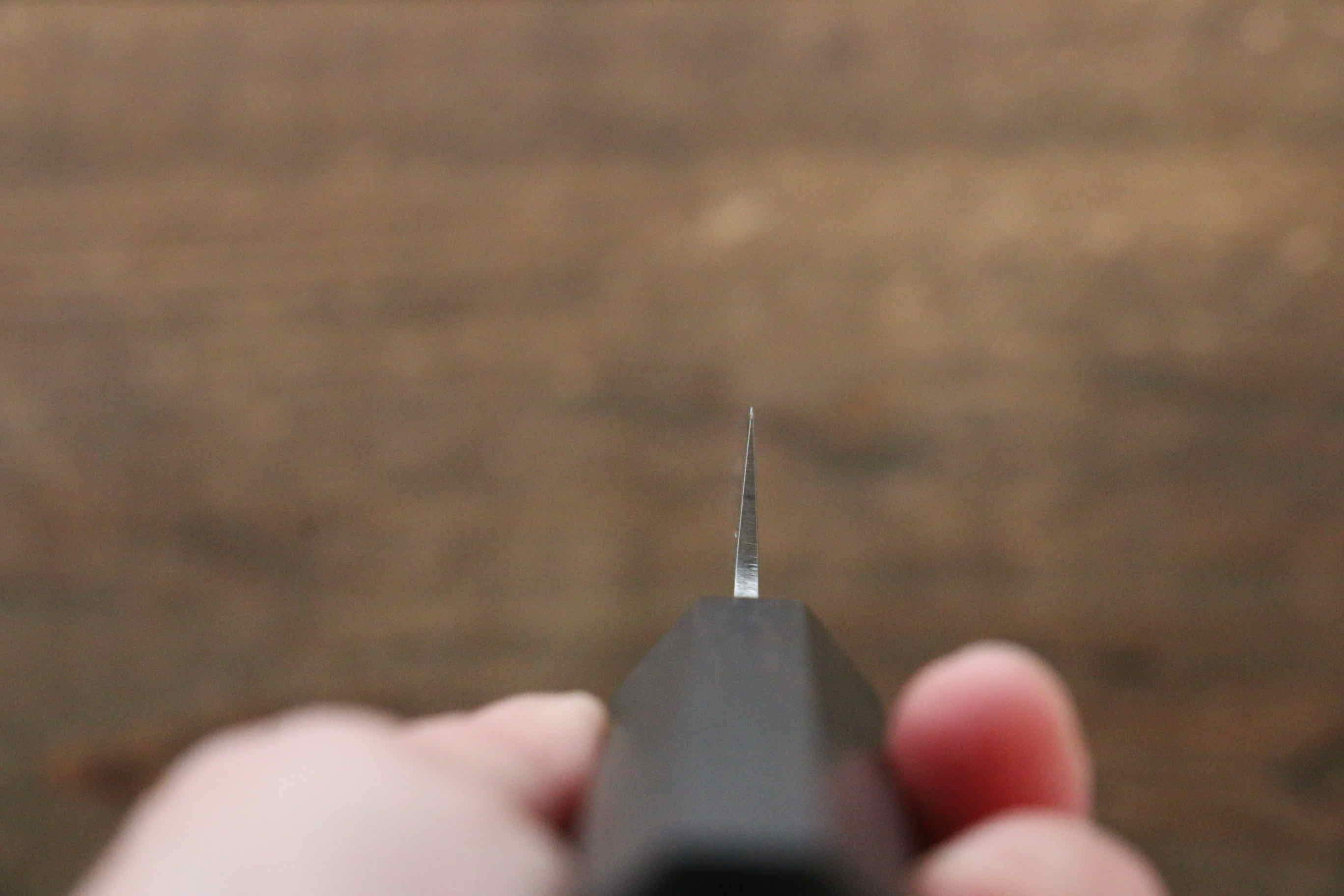 Jikko VG10 17 Layer Kiritsuke Petty-Utility 140mm Ebony Wood Handle - Japanny - Best Japanese Knife