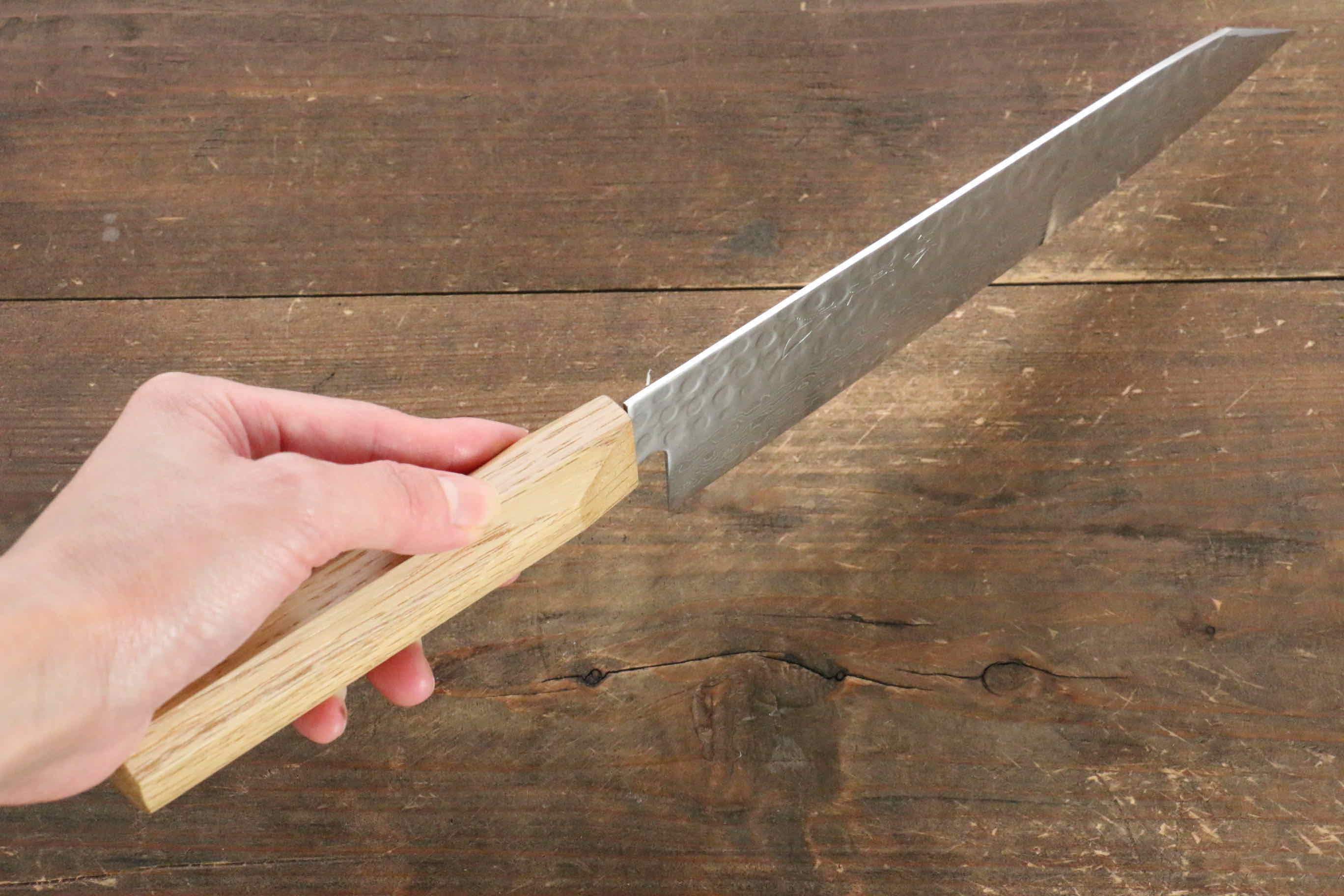 Jikko VG10 17 Layer Gyuto 200mm Oak Handle - Japanny - Best Japanese Knife