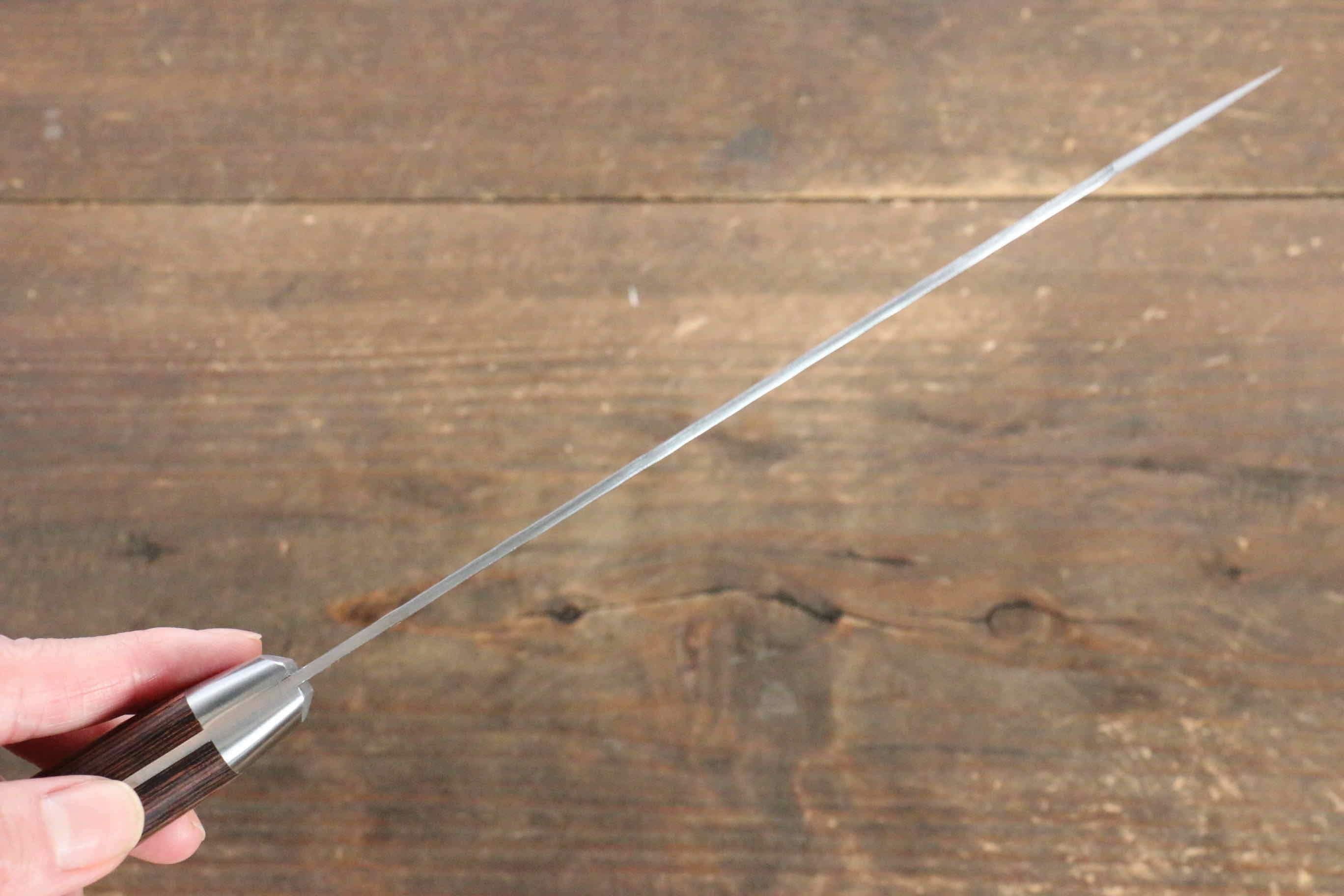 Jikko VG10 17 Layer Kiritsuke Santoku 170mm Mahogany Handle - Japanny - Best Japanese Knife