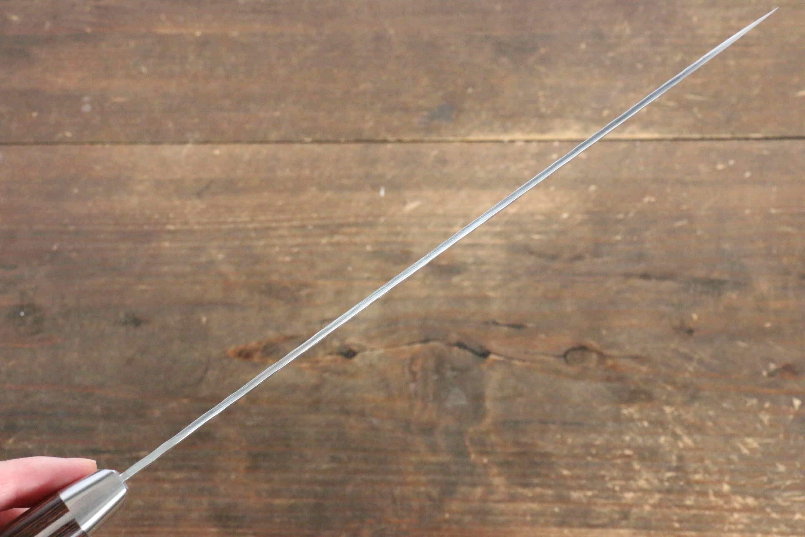 Jikko VG10 17 Layer Sujihiki 240mm Mahogany Handle - Japanny - Best Japanese Knife