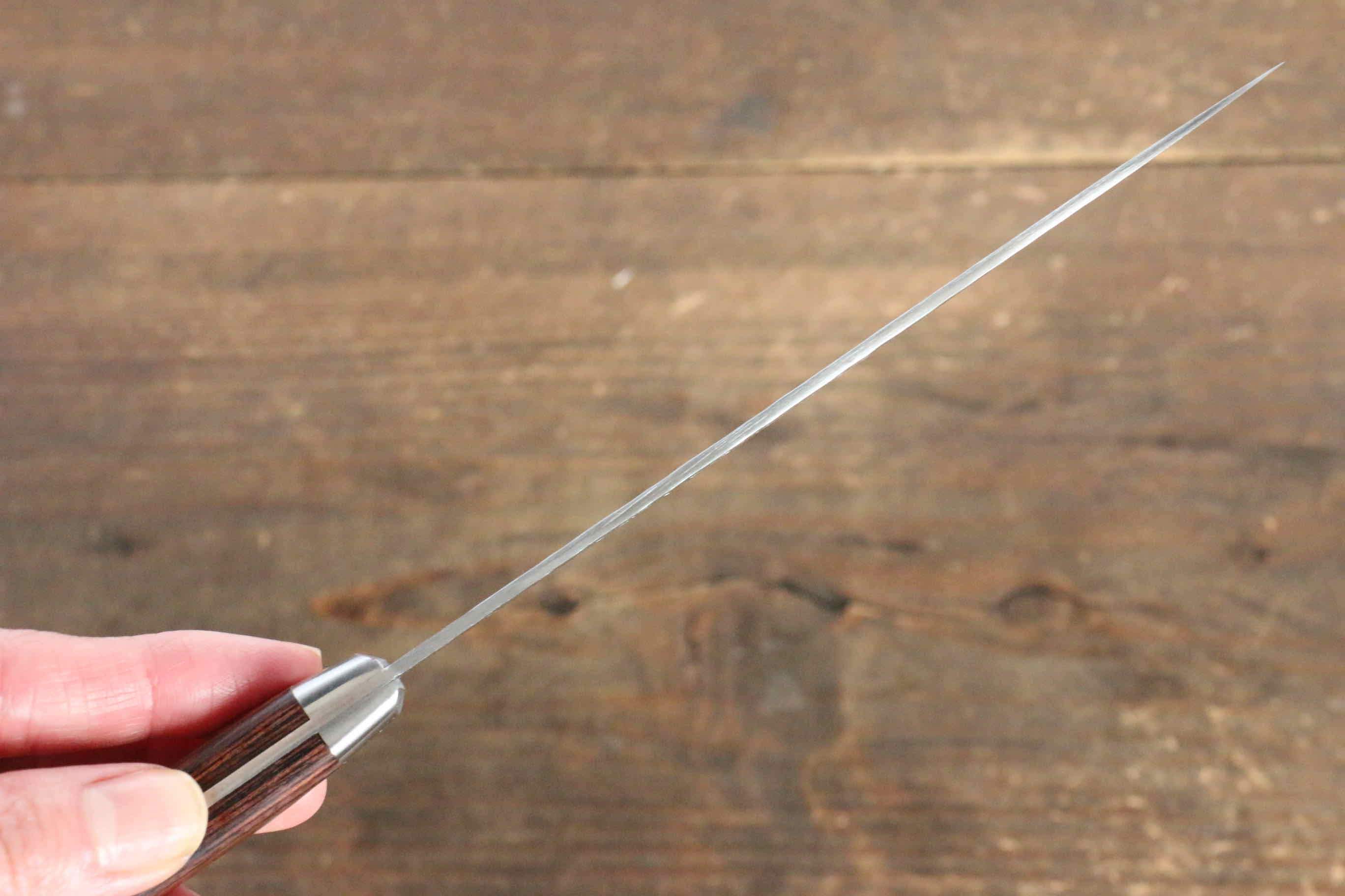 Jikko VG10 17 Layer Petty-Utility 135mm Mahogany Handle - Japanny - Best Japanese Knife