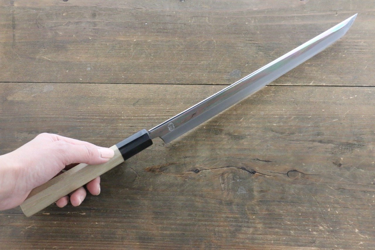 Choyo White Steel Mirrored Finish Sakimaru Takohiki 270mm - Japanny - Best Japanese Knife