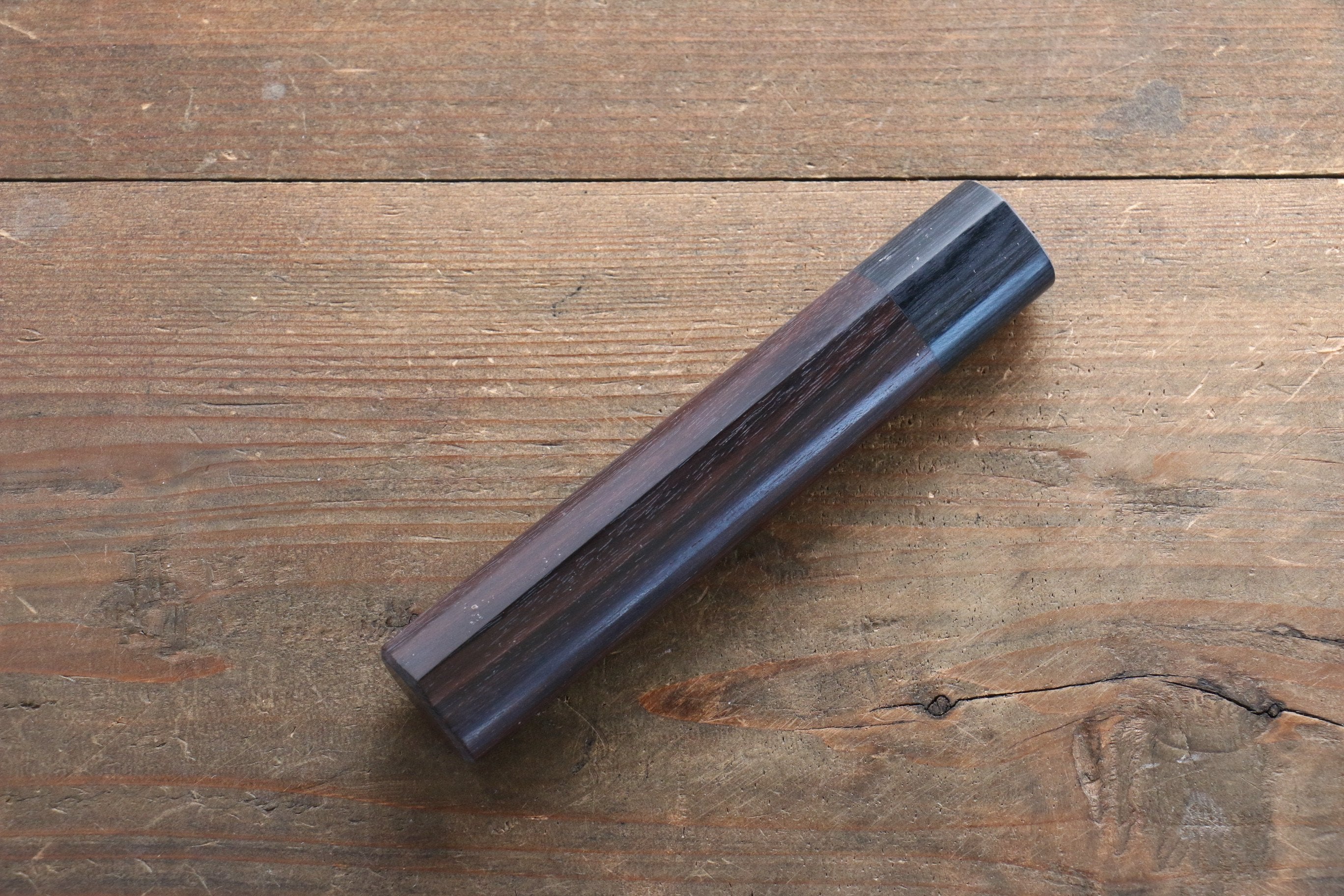 D-shape Shitan Knife Handle for Gyuto Knife 210mm - Japanny - Best Japanese Knife